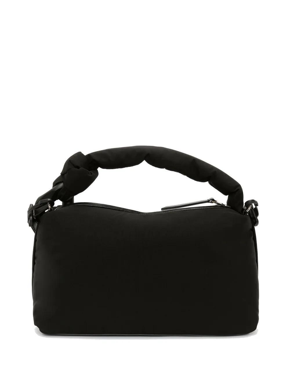 JW ANDERSON Jwa Puffy Corner Bag - Nylon Top Handle Bag In Black Product Image