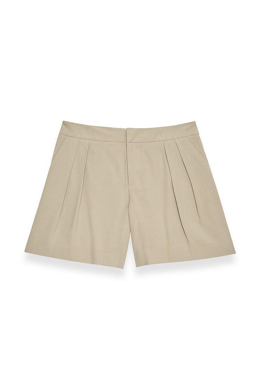 Wide Mid Waist Shorts Product Image