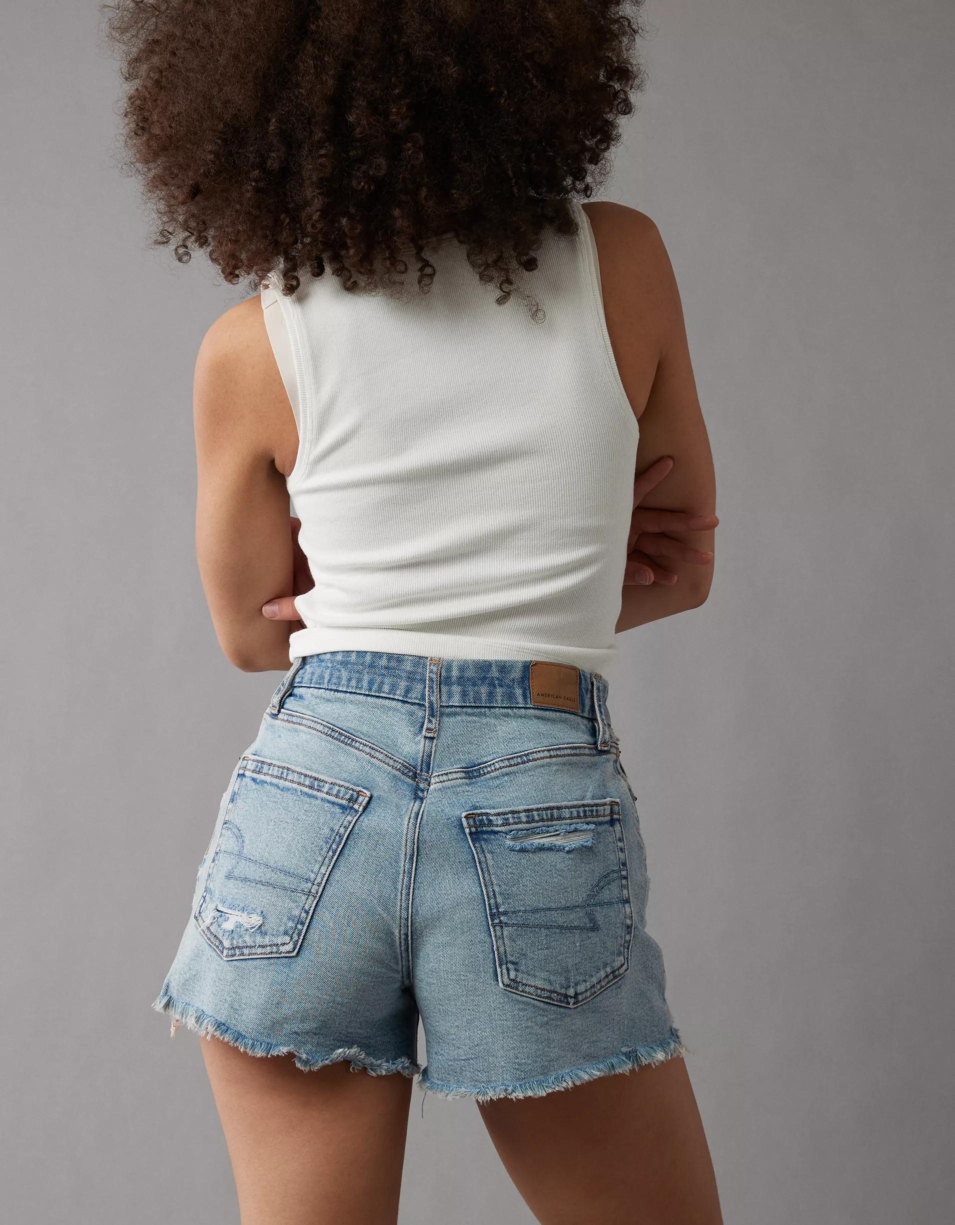 AE Strigid Curvy Super High-Waisted Relaxed Short Product Image