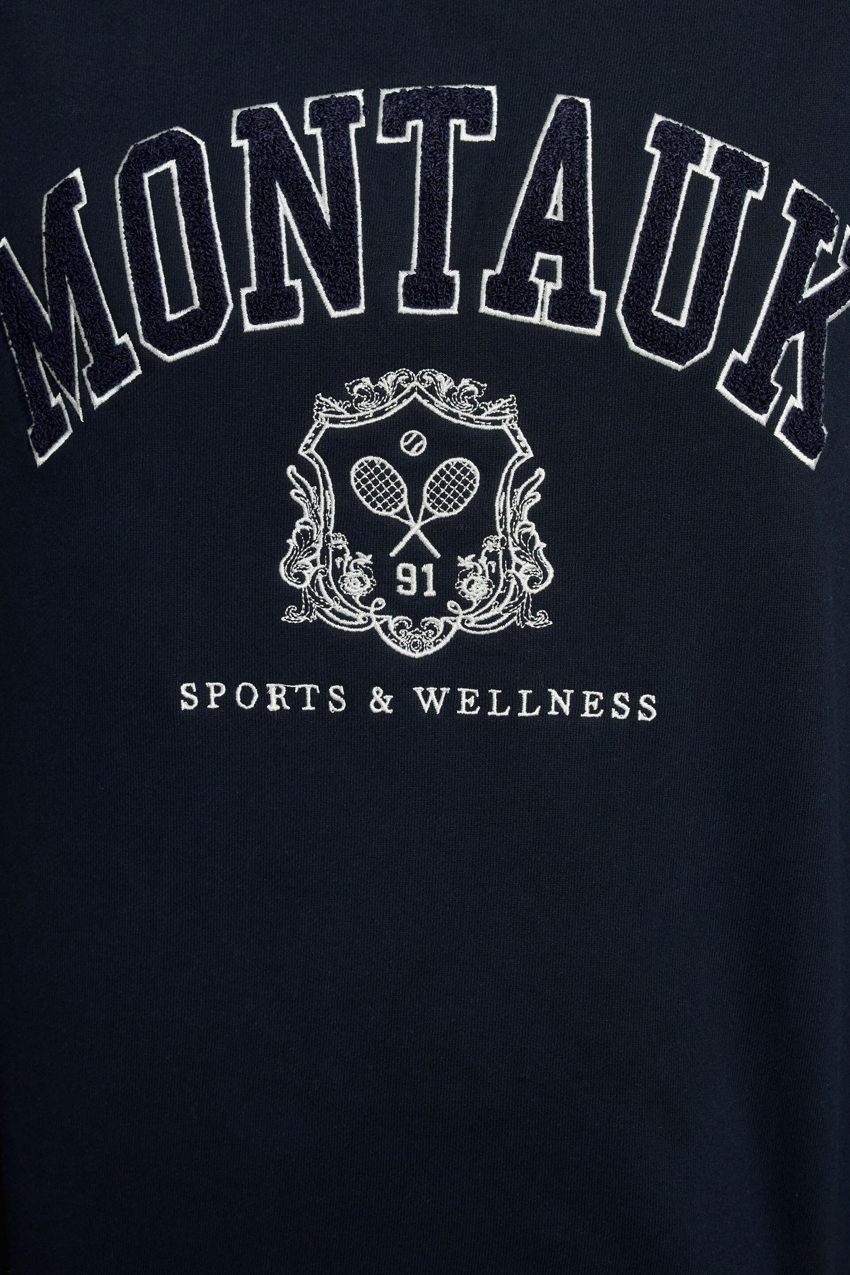 Oversized Cropped Polo Shirt Product Image