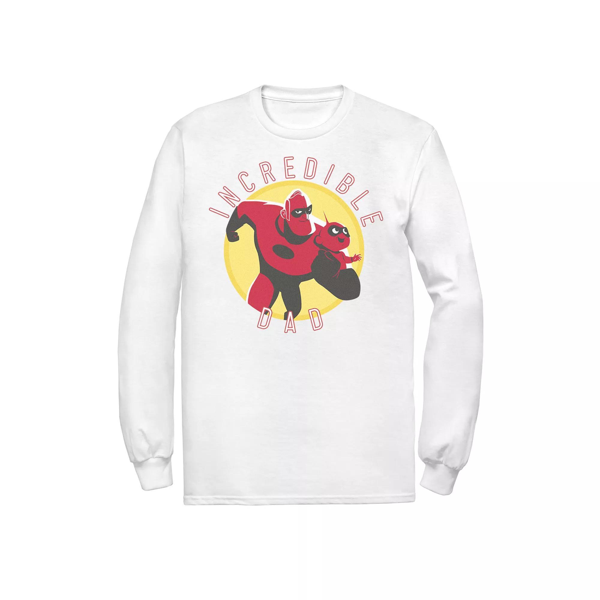 Men's Disney / Pixar Incredibles 2 Bob Parr Incredible Dad Tee, Size: XXL, White Product Image