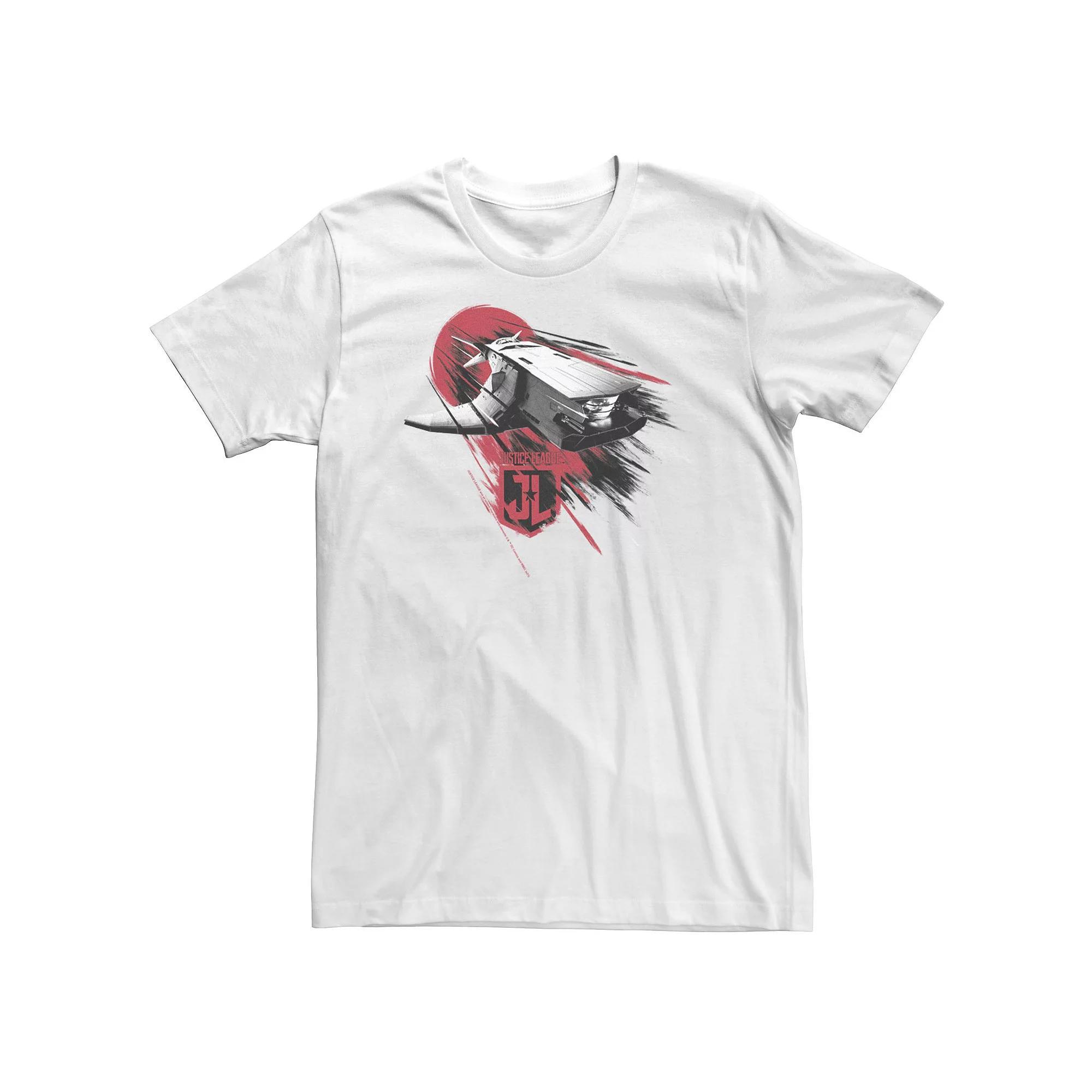 Big & Tall DC Comics Justice League Javelin-7 Fight Tee, Men's, Size: XL Tall, White Product Image