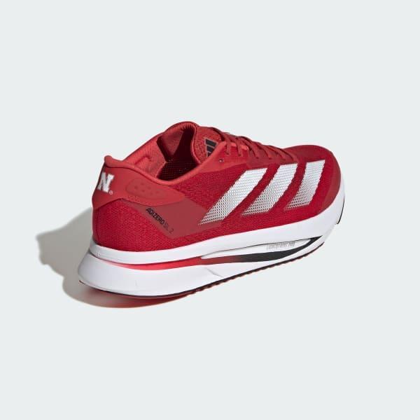 adidas Nebraska Adizero SL2 Running Shoes Team Power Red 2 M 9 / W 10 Unisex Product Image