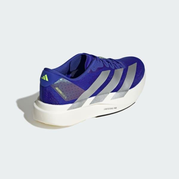 Mens adidas Adizero EVO SL Athletic Shoe Metallic / Iron Metallic / Halo Silver Product Image