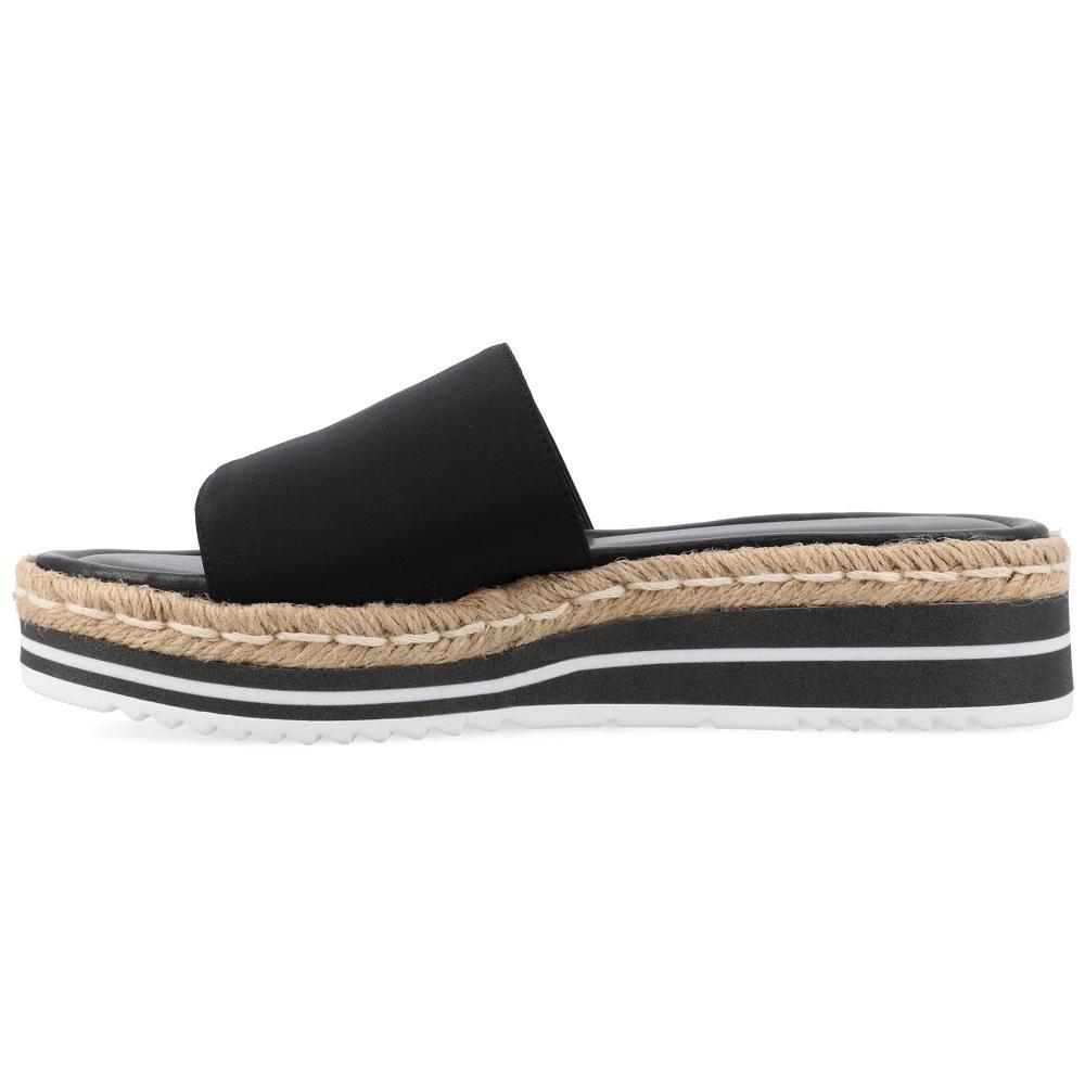 Journee Rosey Womens Espadrille Slide Sandals Product Image