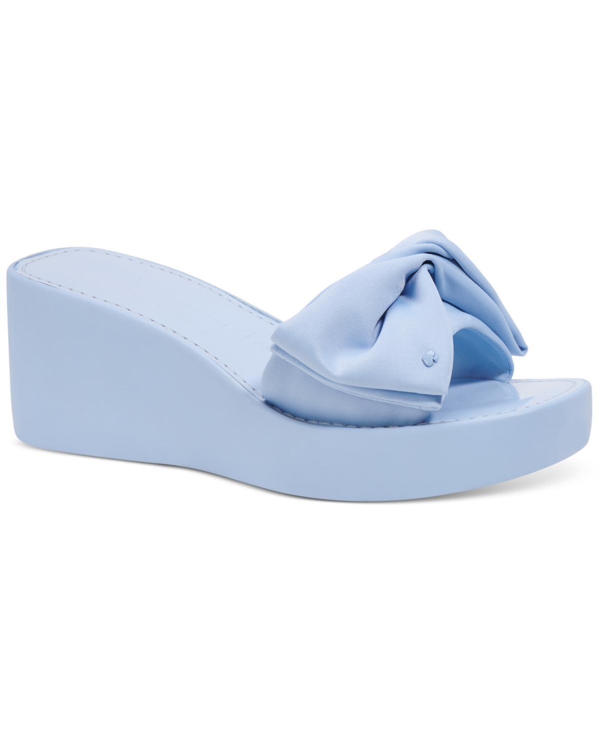 kate spade new york Bikini Bow Detail Platform Wedge Sandals Product Image