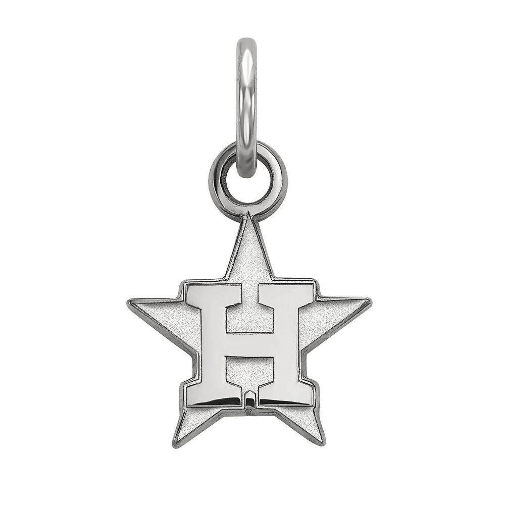 LogoArt 10k Gold Houston Astros Pendant, Women's, Size: 15 mm Product Image