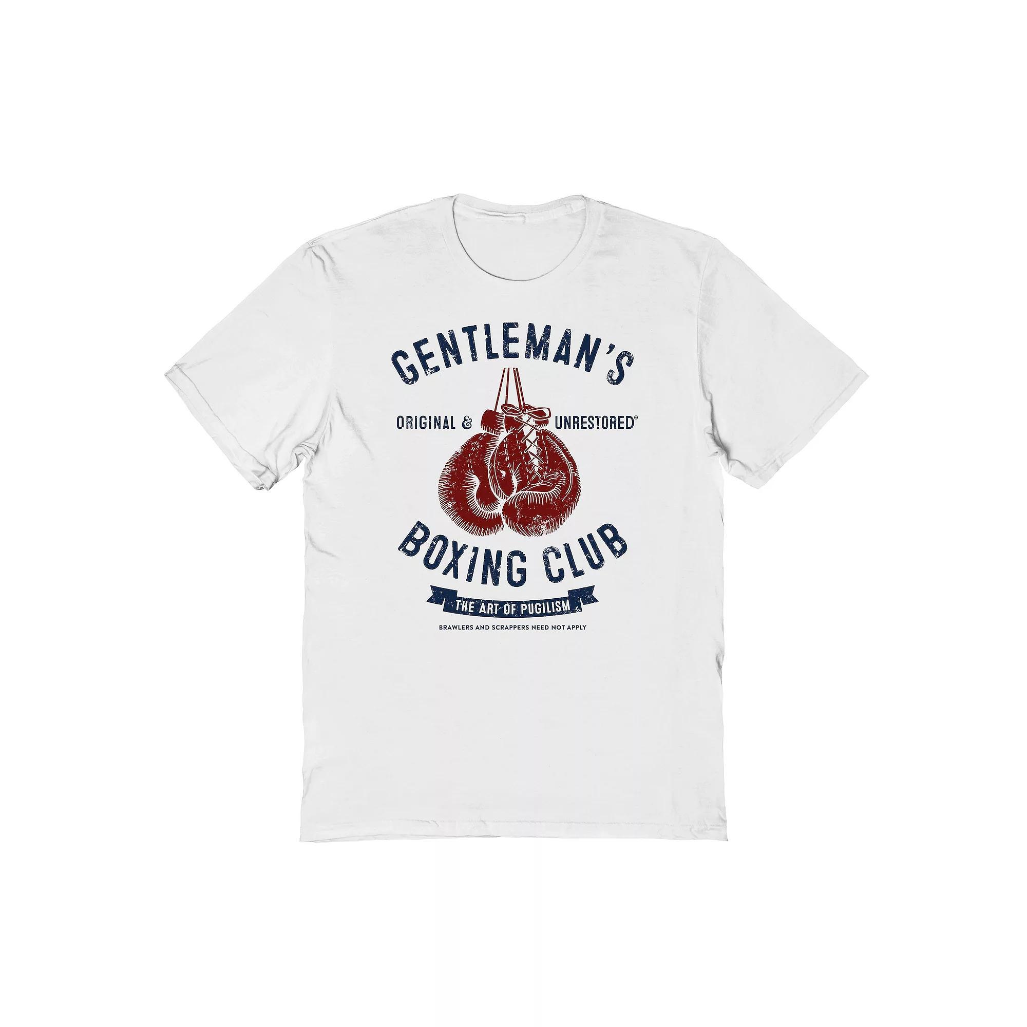 Men's Original & Unrestored Pugilism Graphic Tee, Size: Small, White Product Image