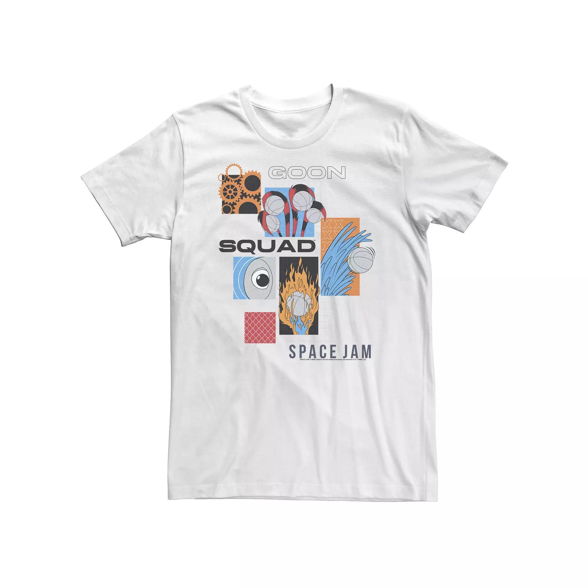 Big & Tall Space Jam 2 The Goons Boxed Up Tee, Men's, Size: 3XL Tall, White Product Image