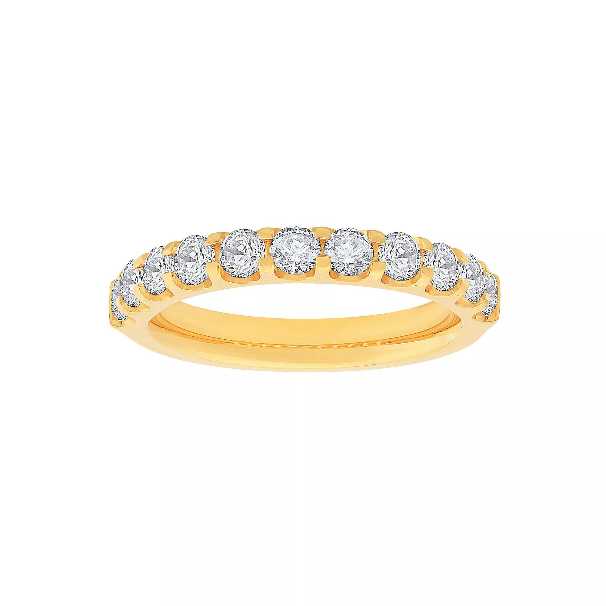 Diamond Medley 14k Gold 1 Carat T.W. Lab-Grown Diamond Ring, Women's, Size: 5 Product Image