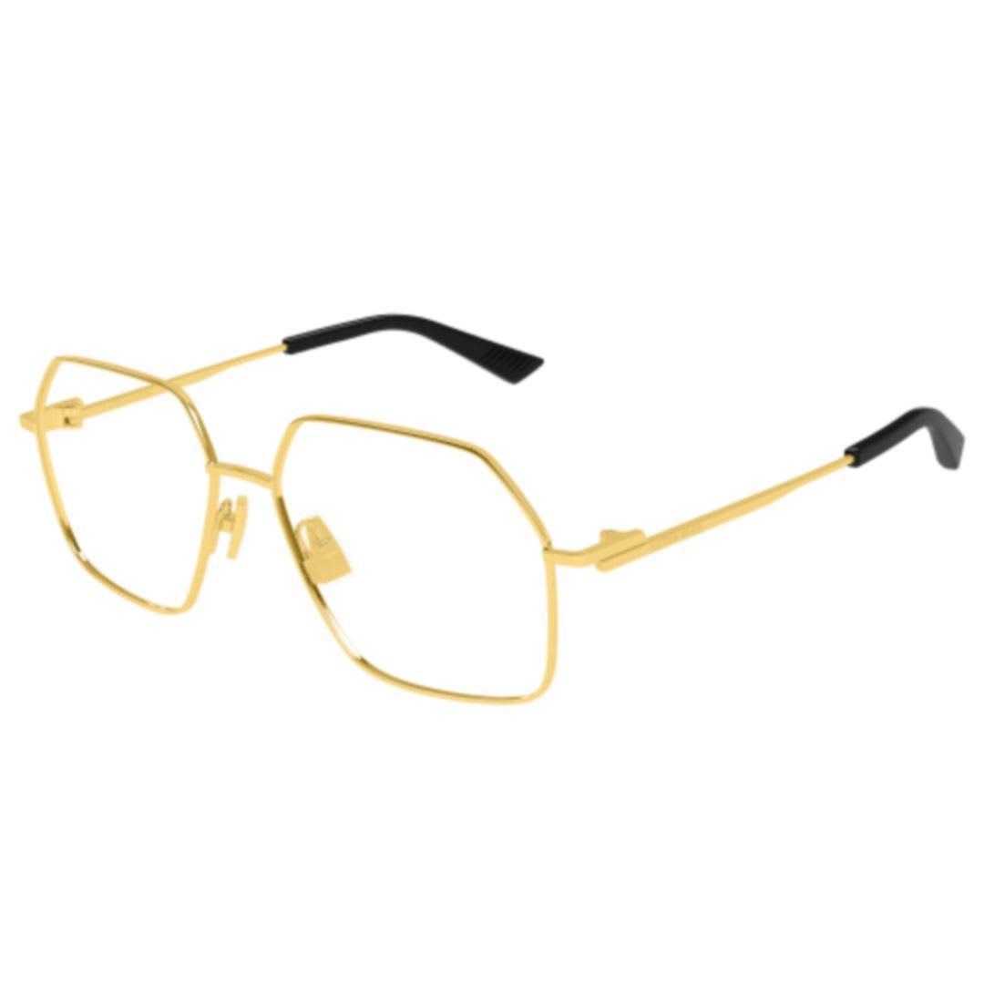 BOTTEGA VENETA Bv1332o001 Gold Gold Transparent In Gold-gold-transparent Product Image