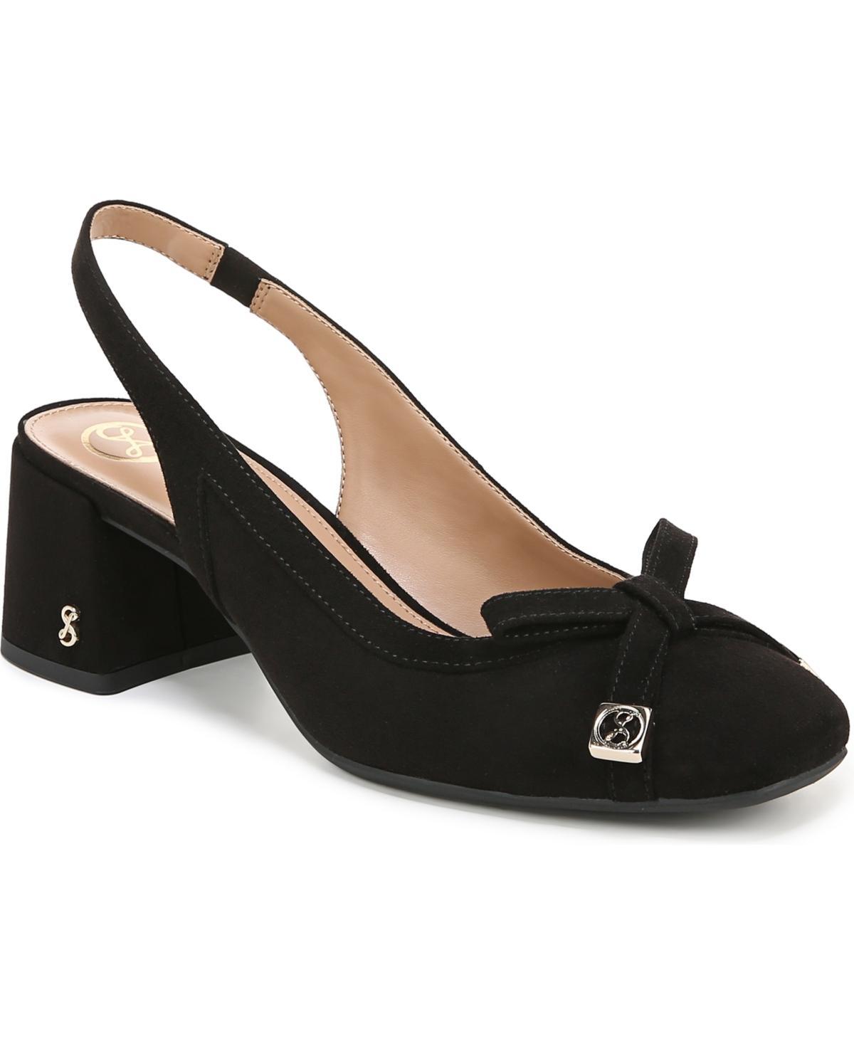 Sam and Libby Womens Giselle Block Heel Slingback Pumps Product Image