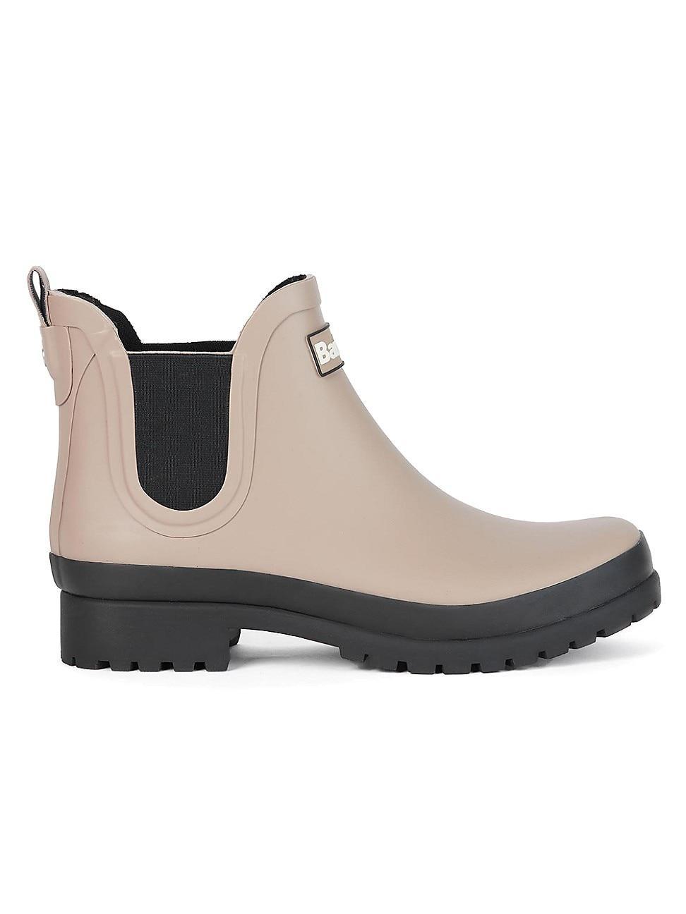 Barbour Womens Mallow Chelsea Lug-Sole Rain Boots - Light Trench Product Image
