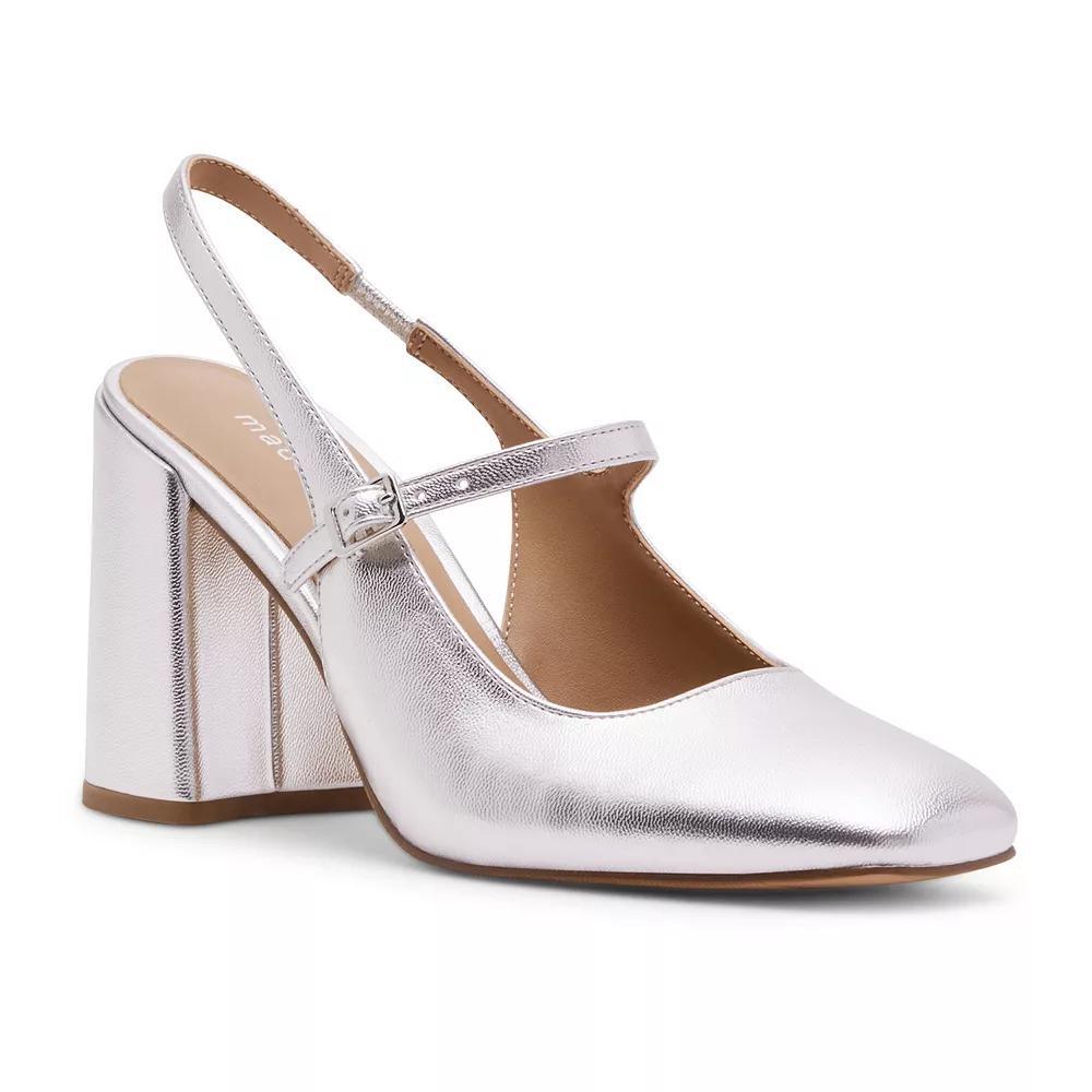 madden girl Waverly Women's Block Heels, Size: 5, Silver Product Image