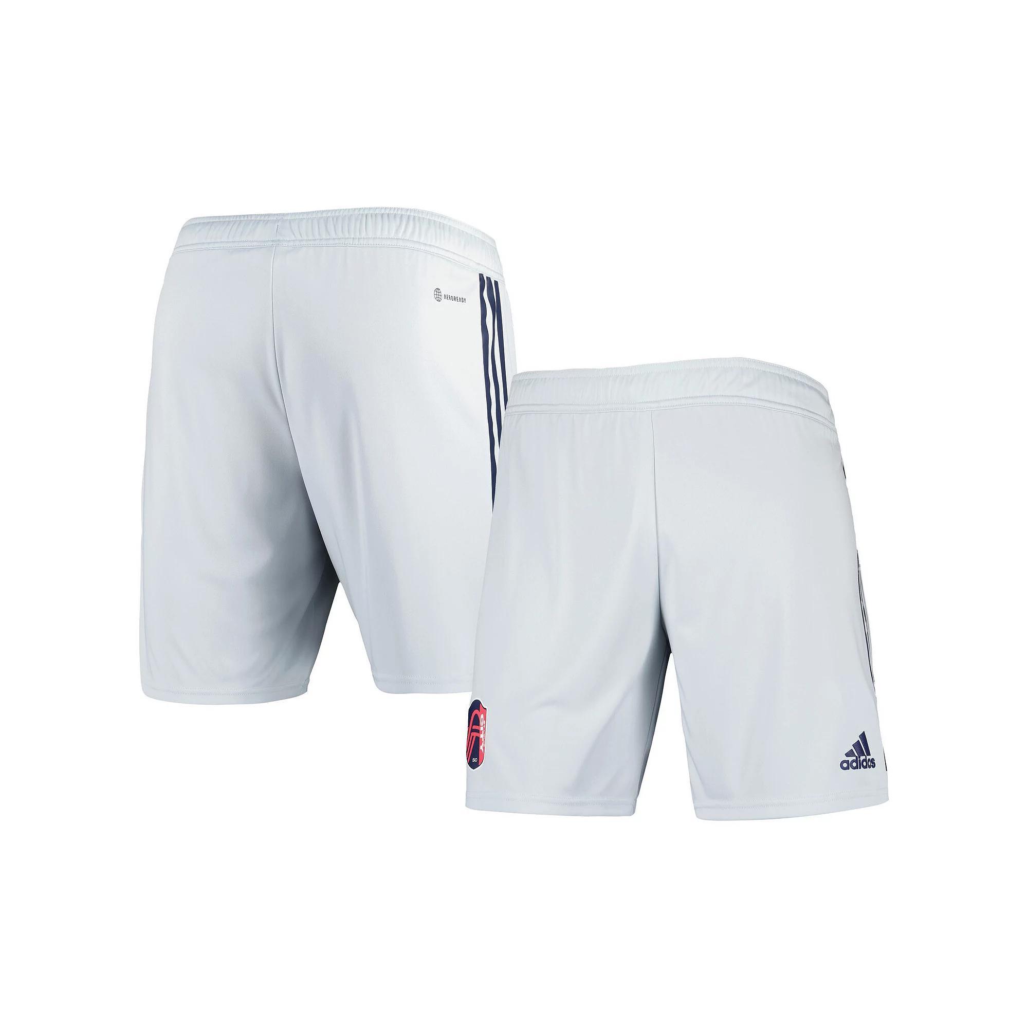 Mens adidas Gray St. Louis City SC 2023 Away AEROREADY Authentic Shorts Product Image