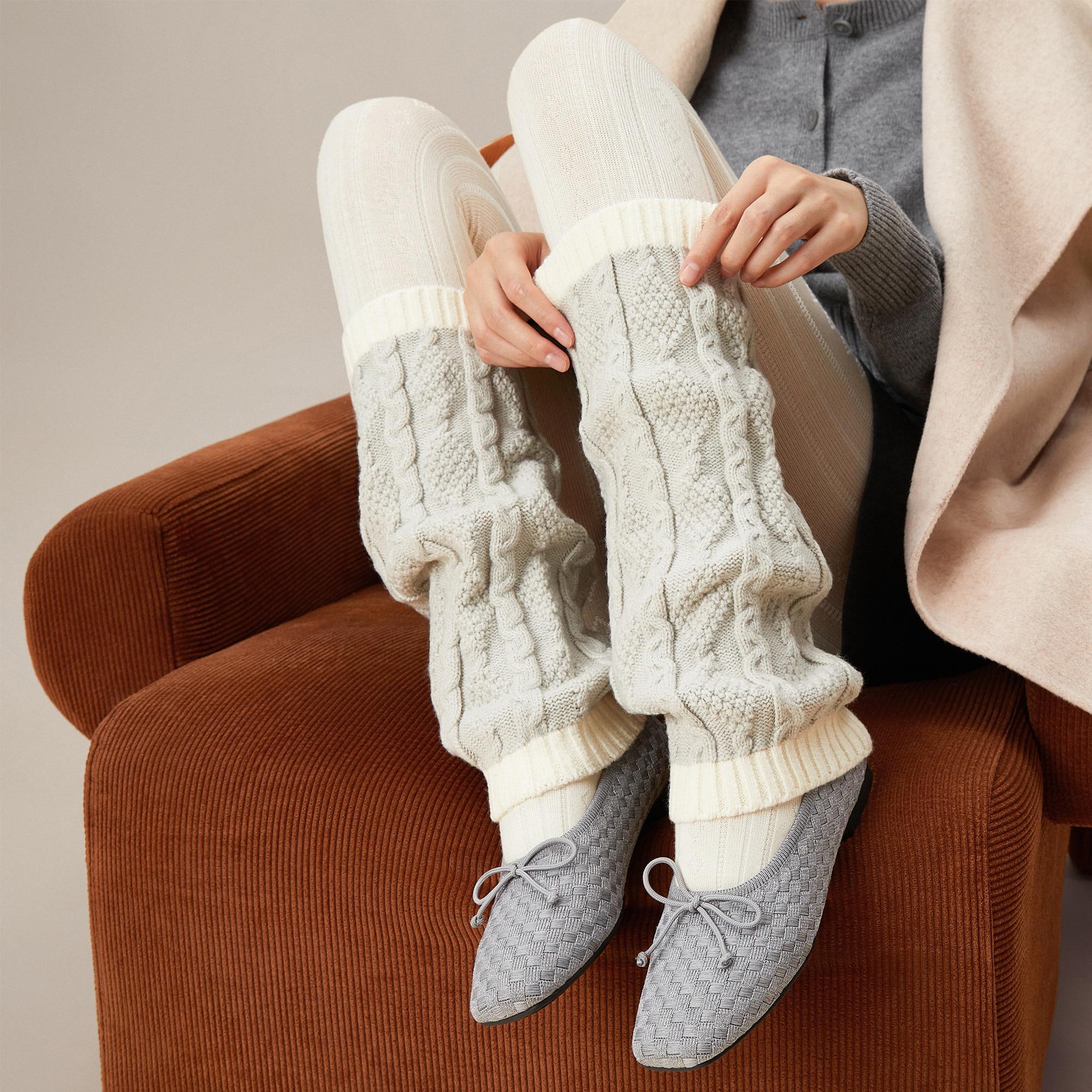 Stylish and Cozy Leg Warmers - The Perfect Companion for Your Shoes Product Image