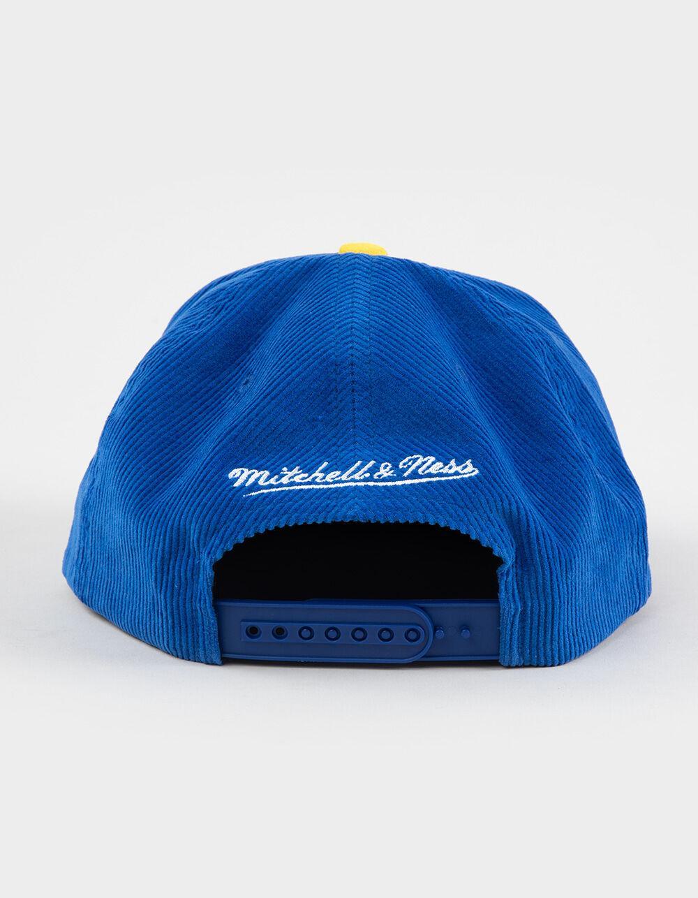MITCHELL & NESS Golden State Warriors Corduroy Snapback Hat - BLUE COMBO Product Image