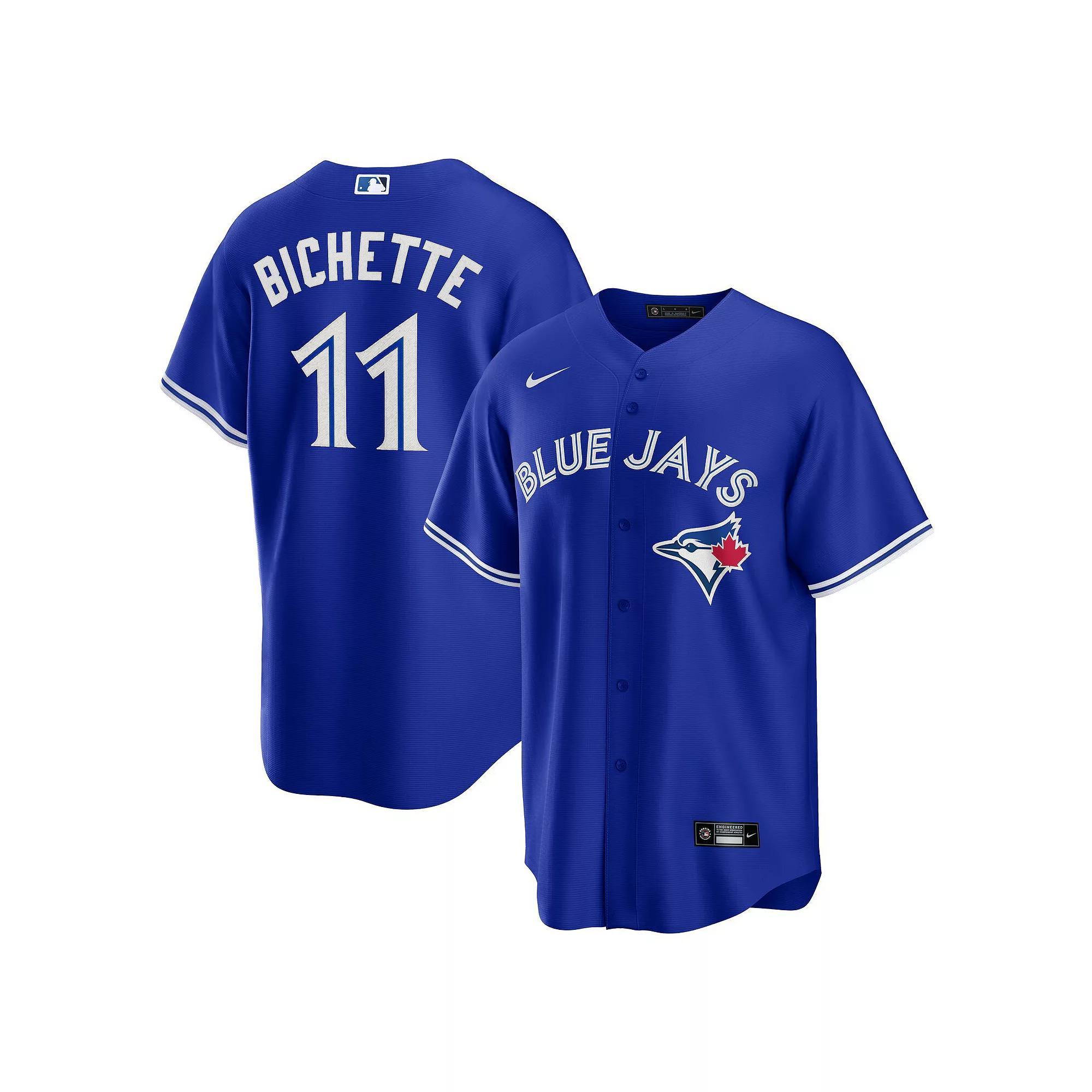 Mens Nike Bo Bichette Royal Toronto Blue Jays Alternate Replica Player Name Jersey Product Image
