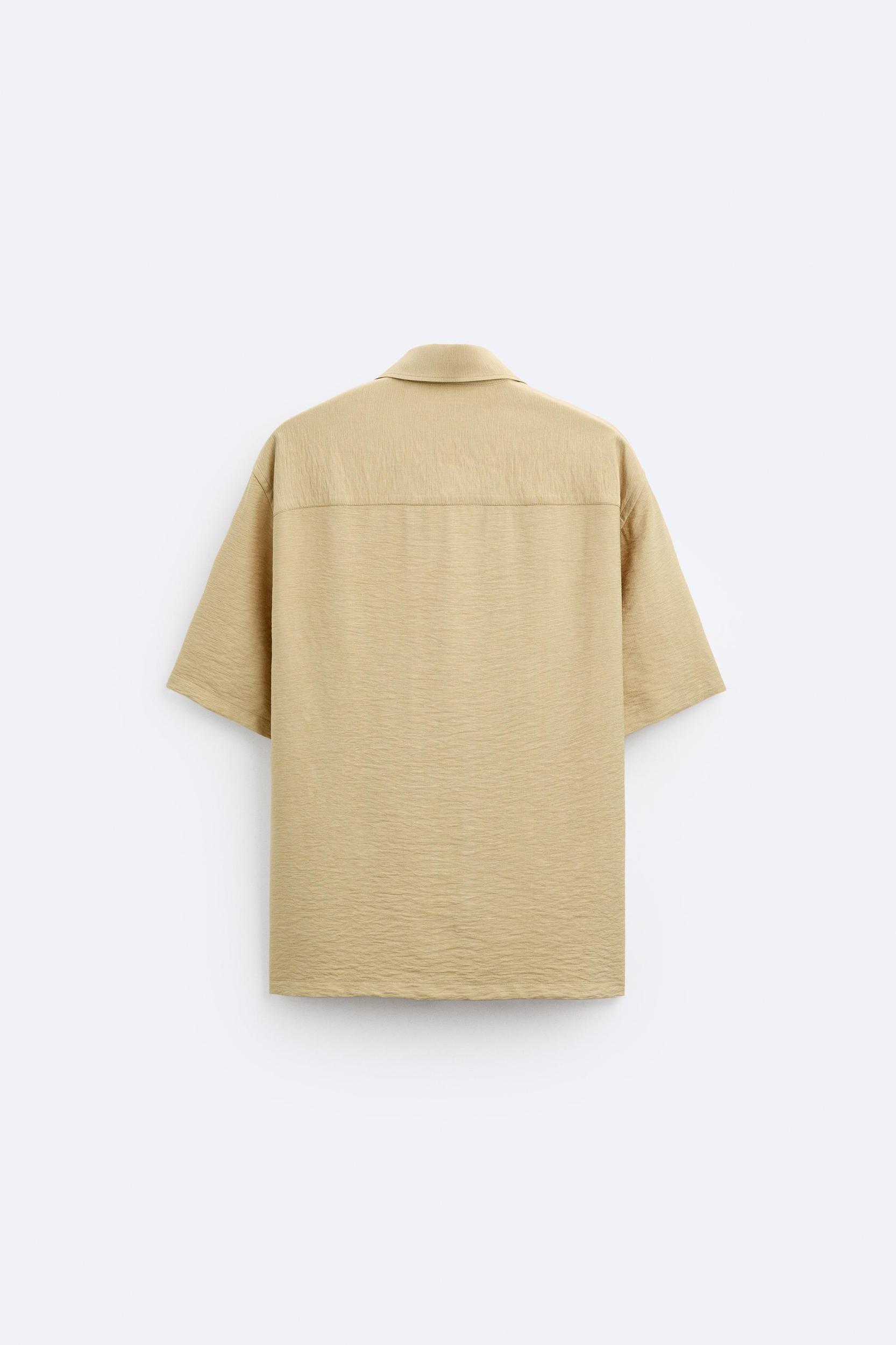 STRUCTURED VISCOSE BLEND SHIRT Product Image