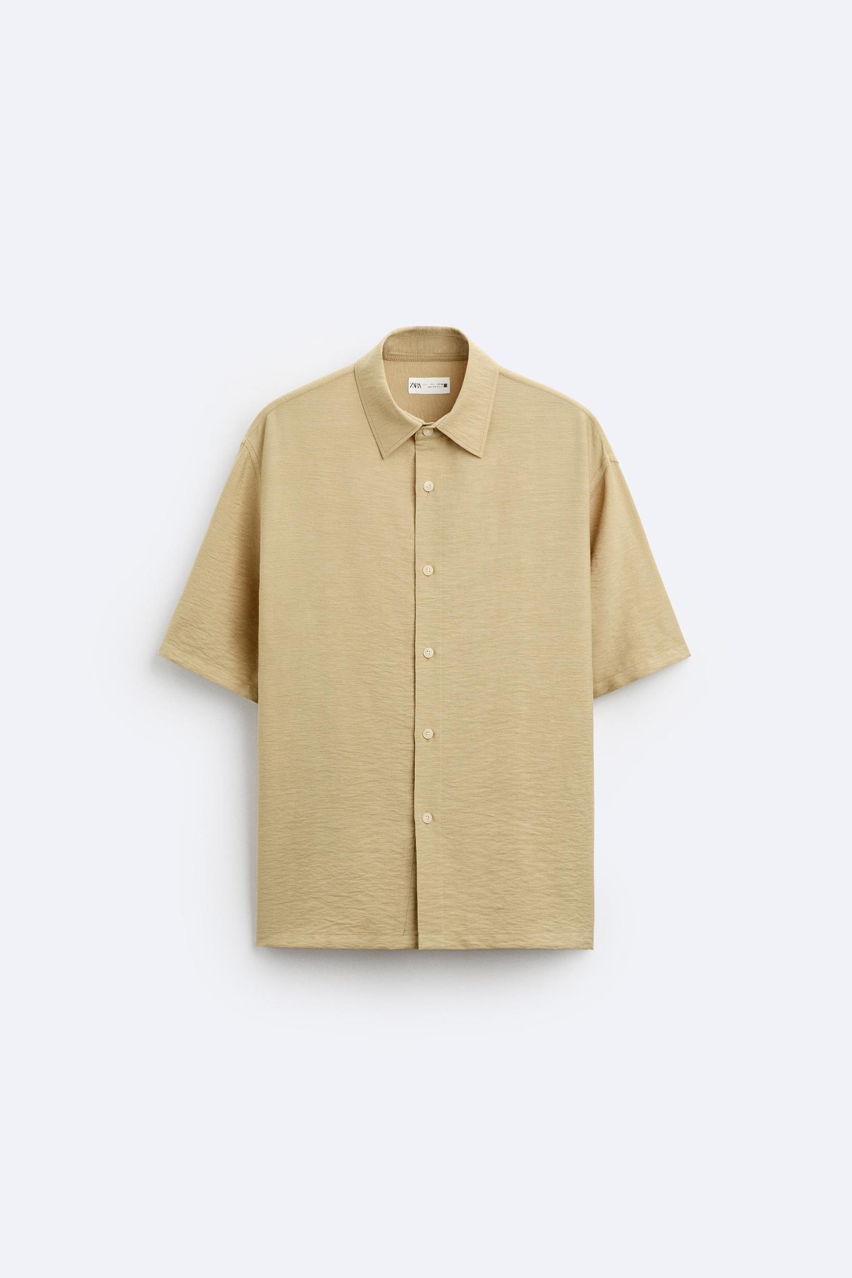 STRUCTURED VISCOSE BLEND SHIRT Product Image