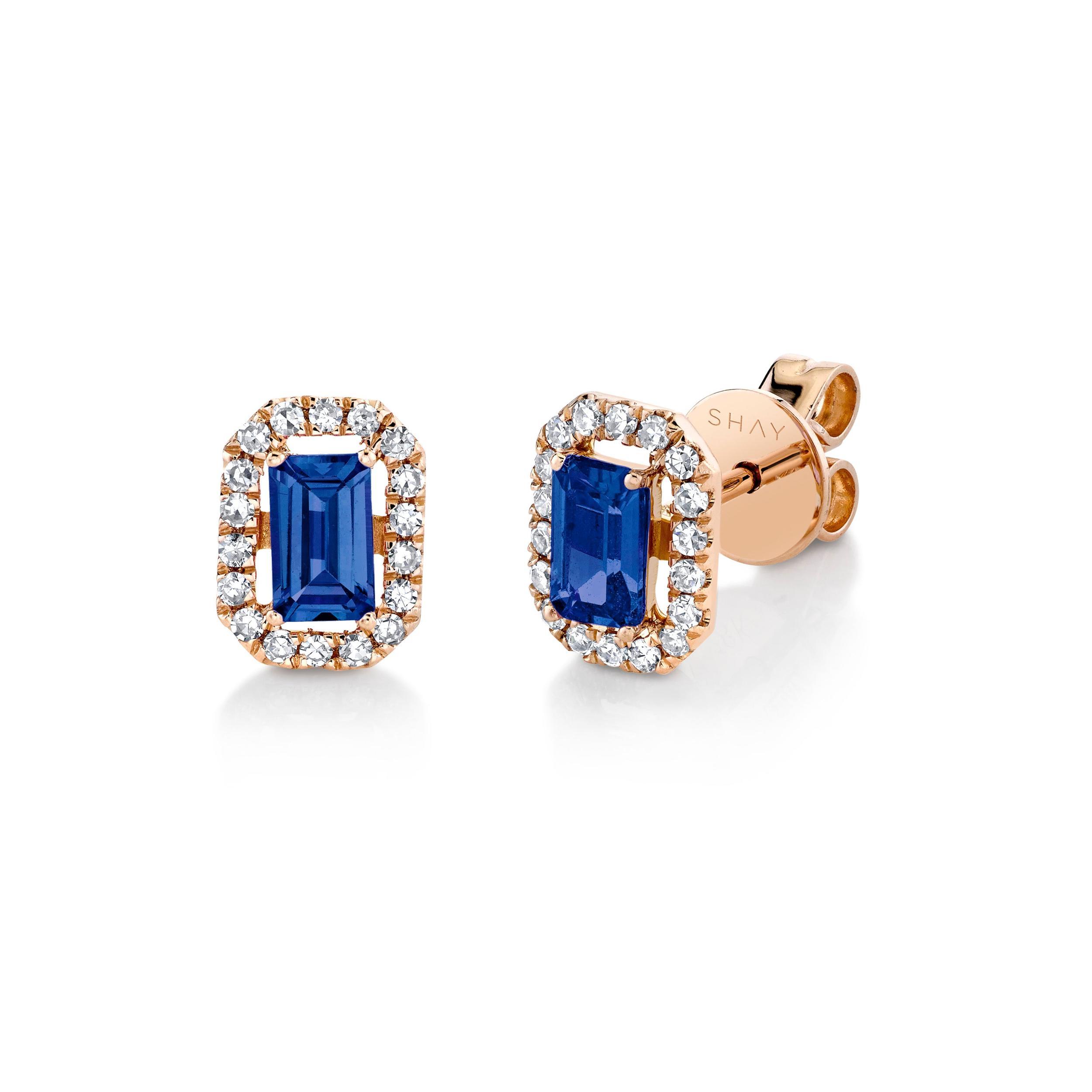 MINI ME DIAMOND HALO RUBY STUDS Kids Product Image