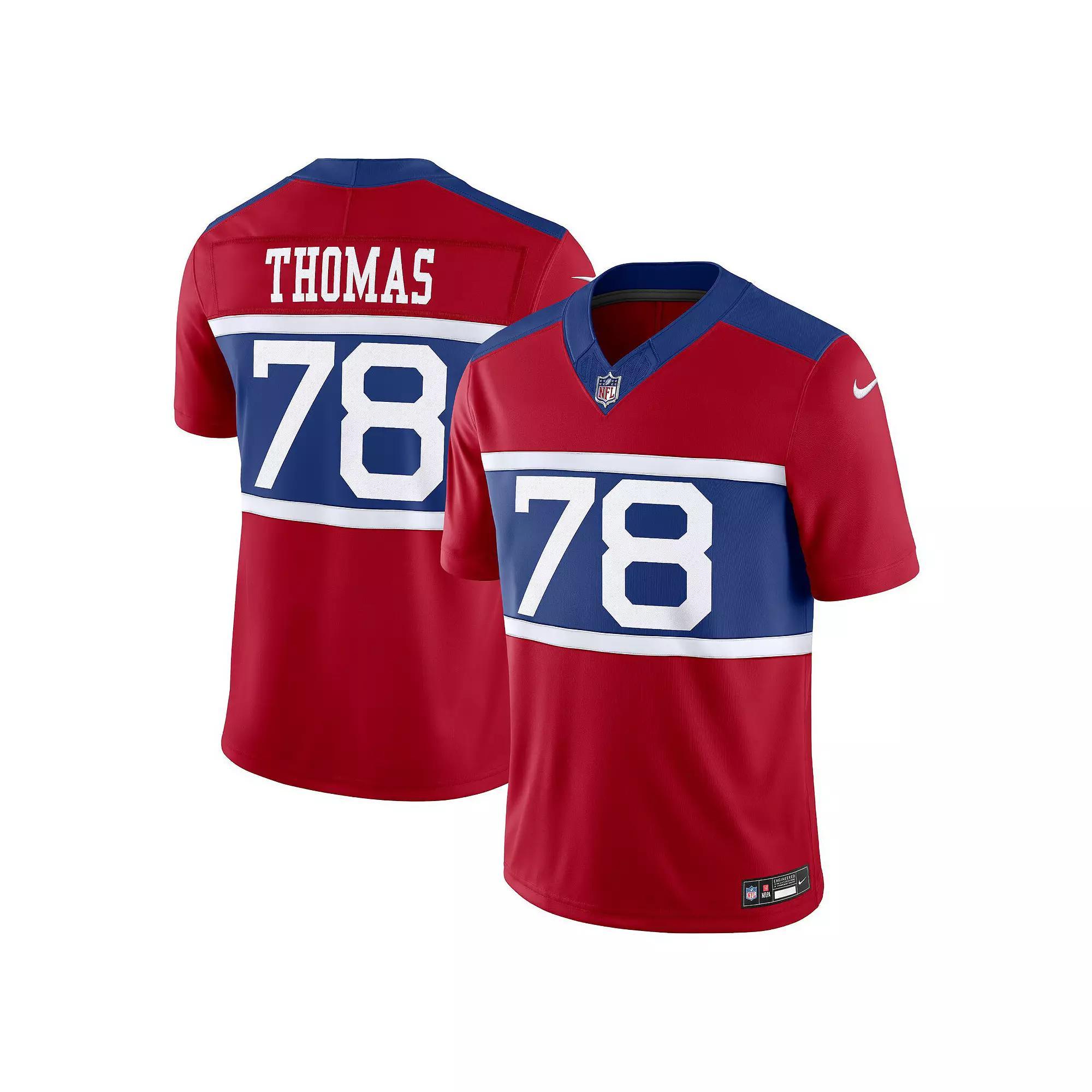 Men's Nike Andrew Thomas Century Red New York Giants Alternate Vapor F.U.S.E. Limited Jersey, Size: XL Product Image