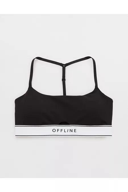 OFFLINE By Aerie The Hugger Logo Elastic Sports Bra Women's Product Image
