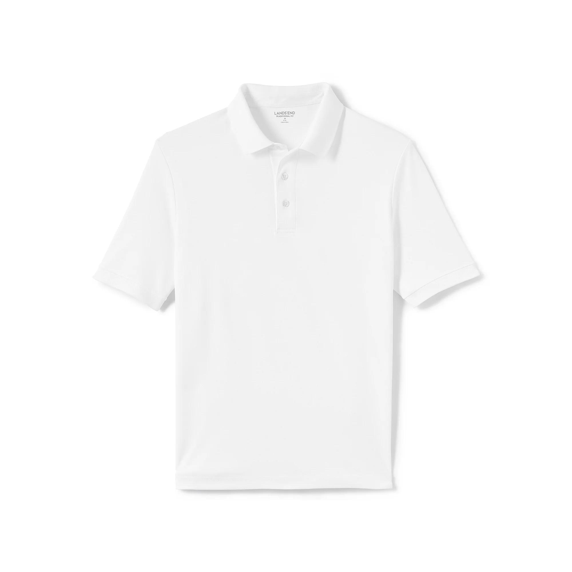 Big & Tall Lands' End Super Soft Supima Polo, Men's, Size: XXL Tall, Pale Grey Blue Product Image