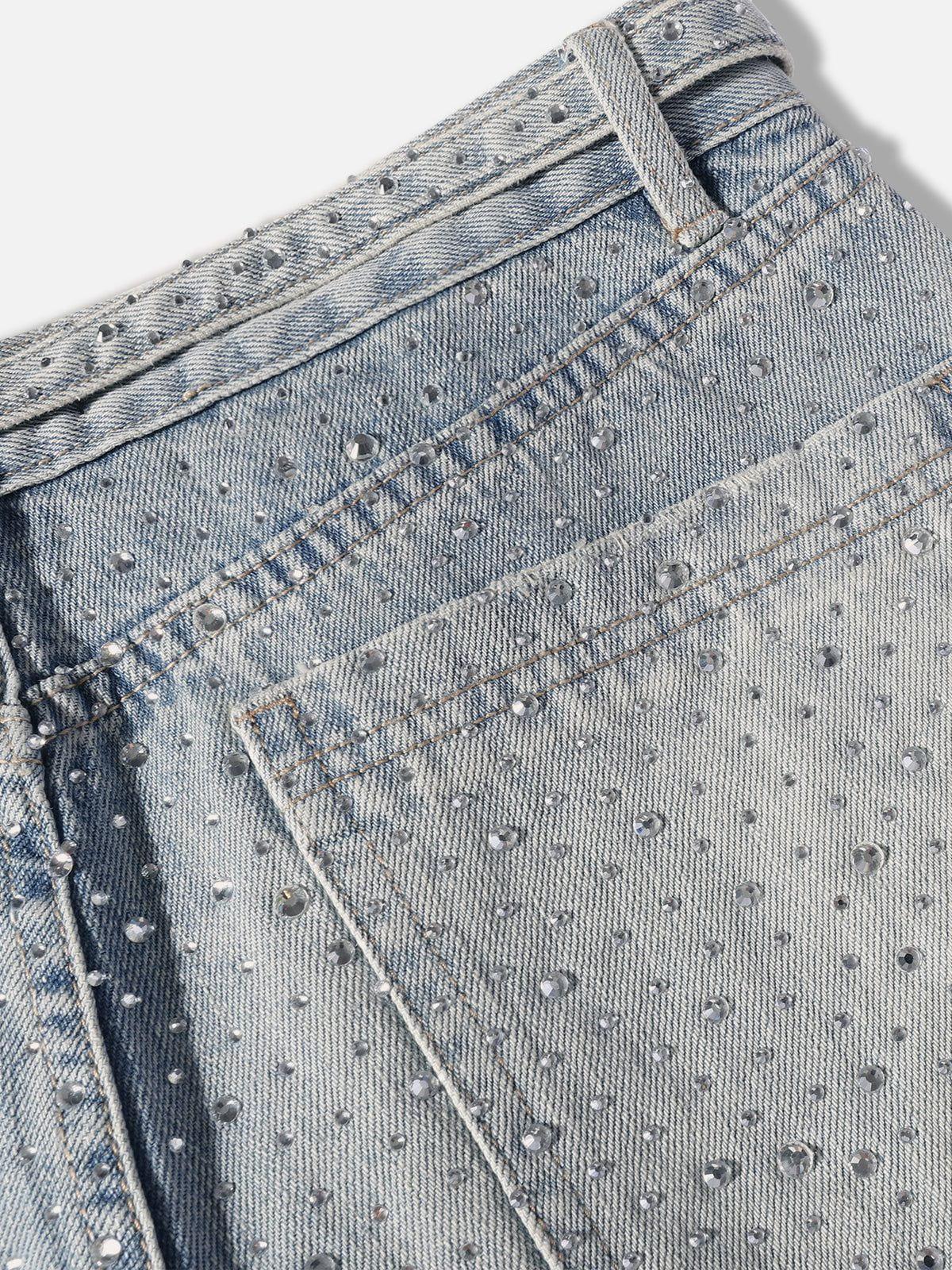 Aelfric Eden Rhinestone Baggy Jeans Product Image