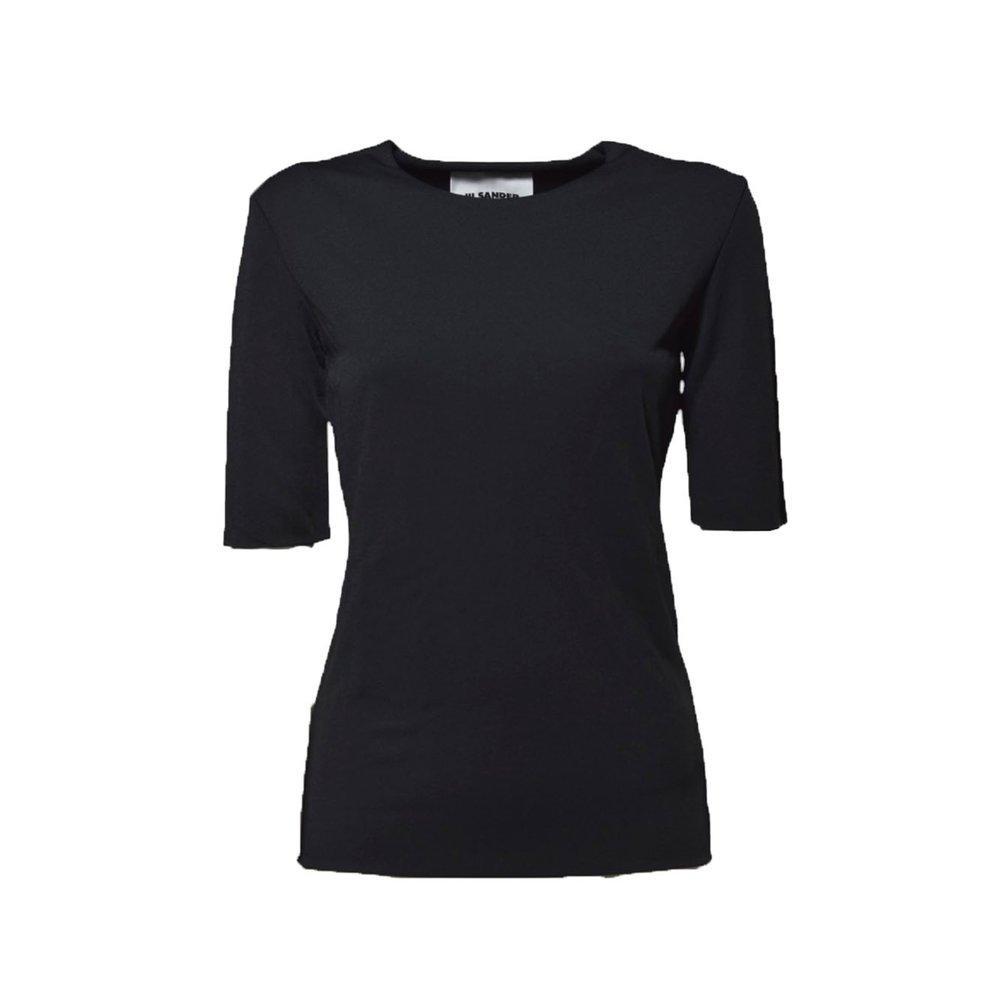 JIL SANDER Crewneck Short In Black Product Image