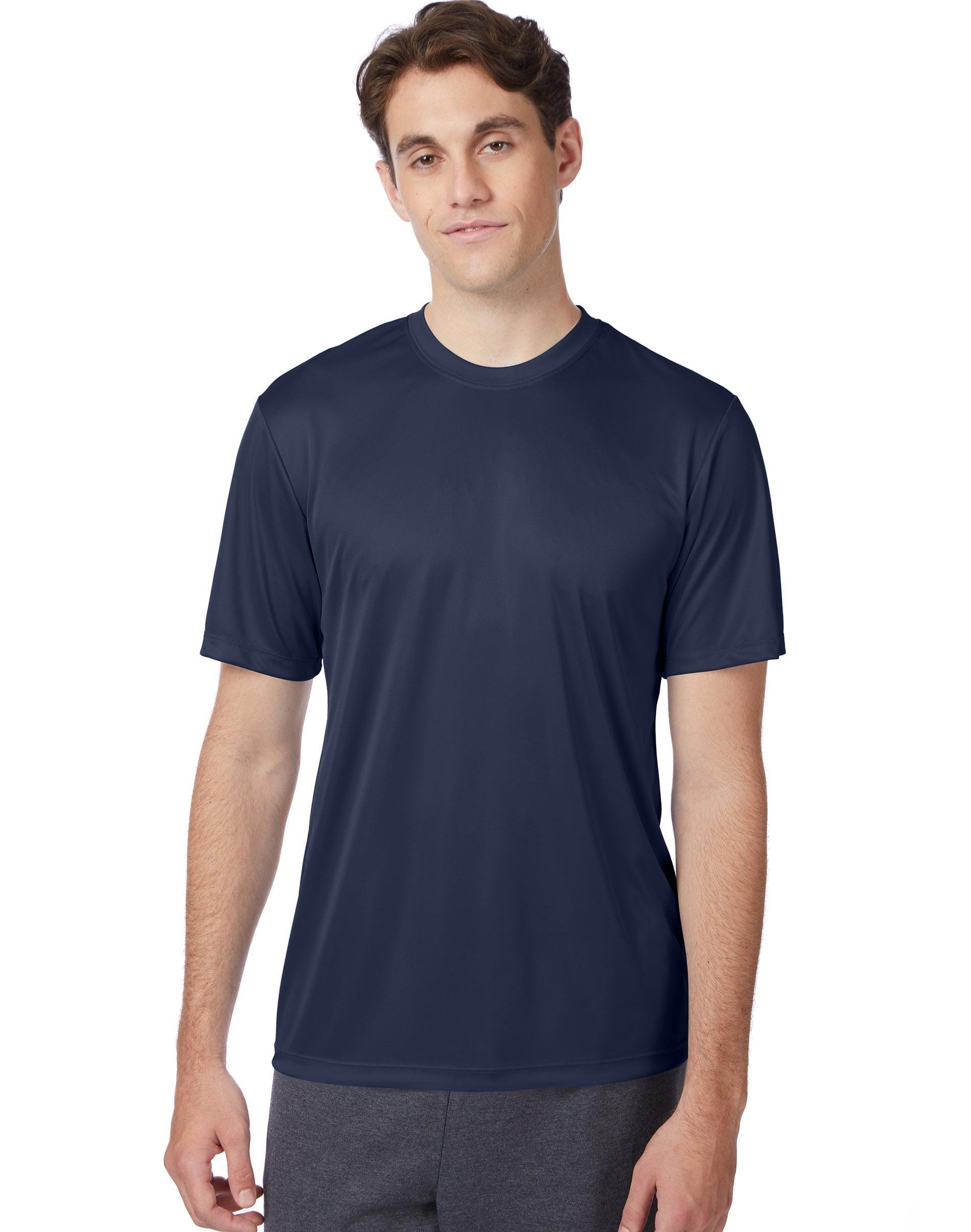 Men's Hanes® CoolDRI Performance Tee, Size: Large, Safety Green Product Image