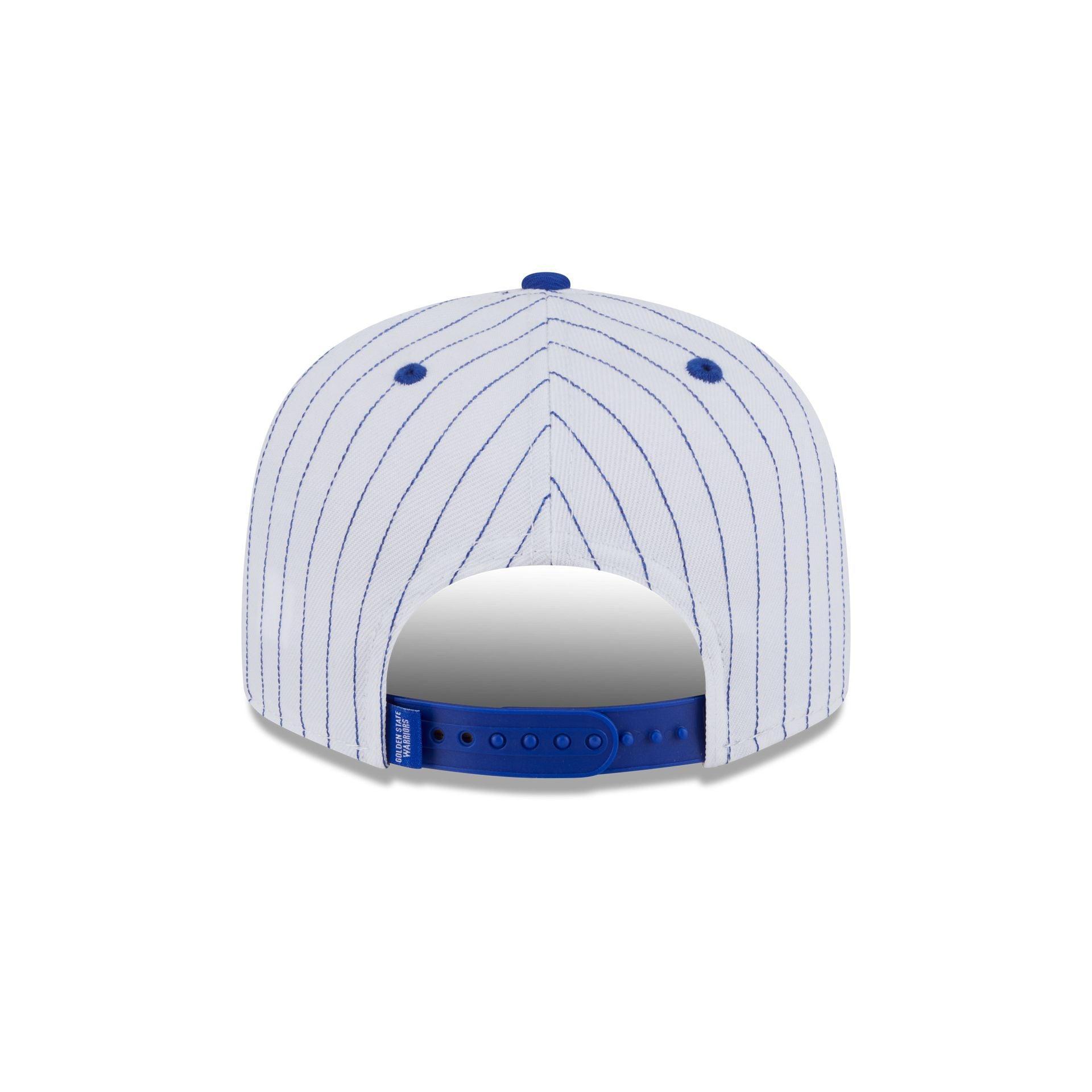 Golden State Warriors Deceptor Pinstripe 9FIFTY Snapback Hat Male Product Image