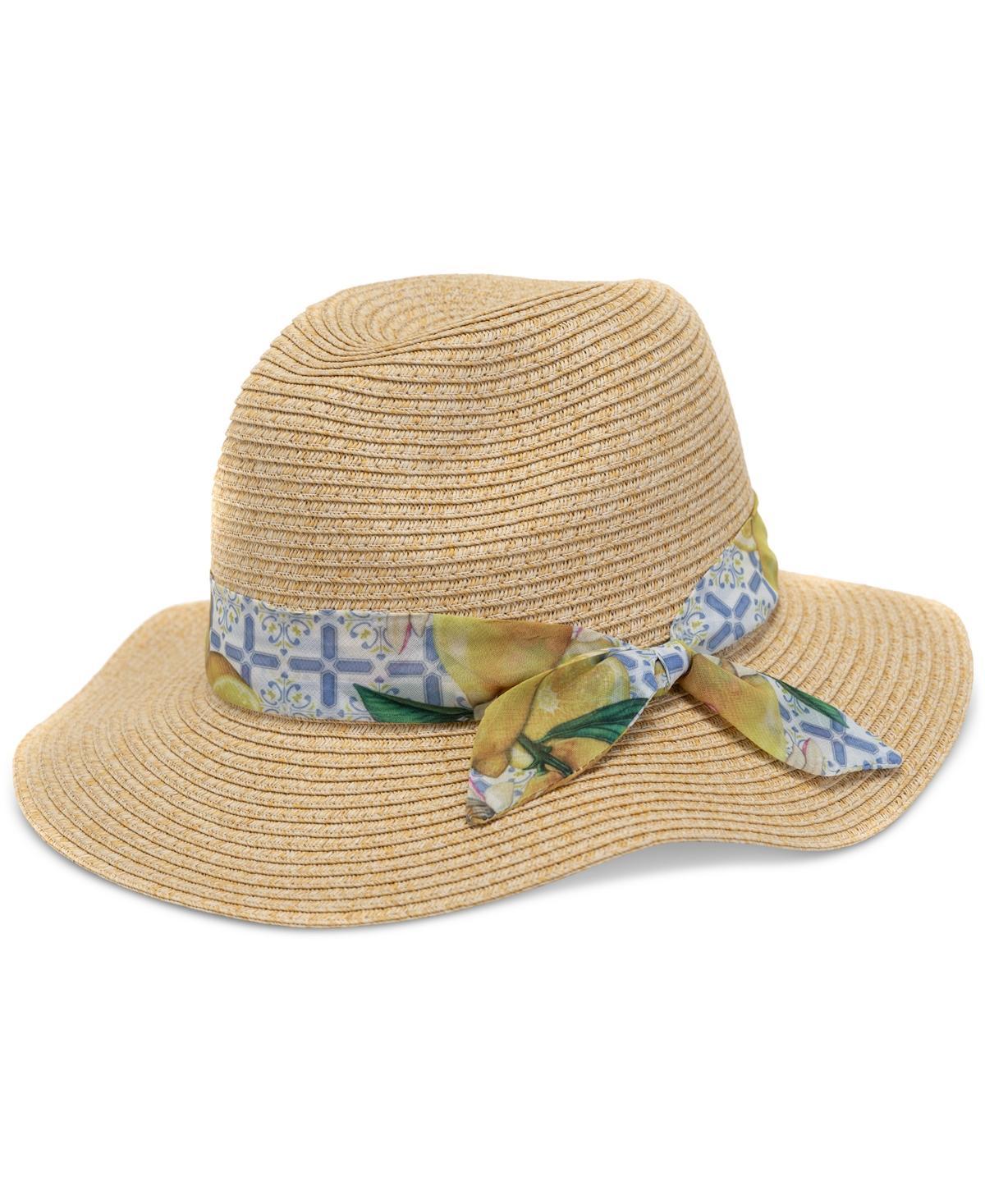 Giani Bernini Womens Chiffon-Band Panama Hat Product Image