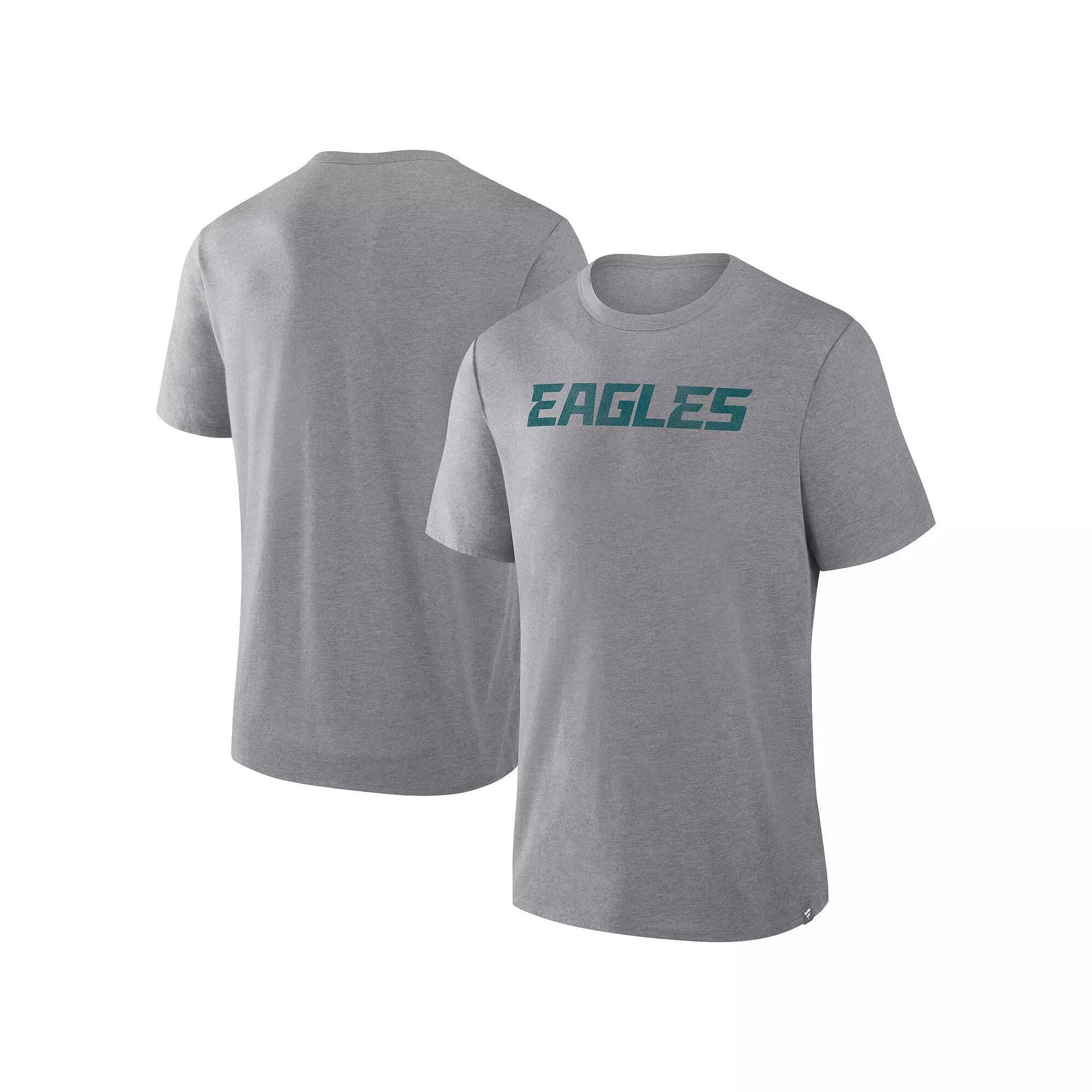 Mens Fanatics Heather Gray Buffalo Bills Tri-Blend T-Shirt Product Image