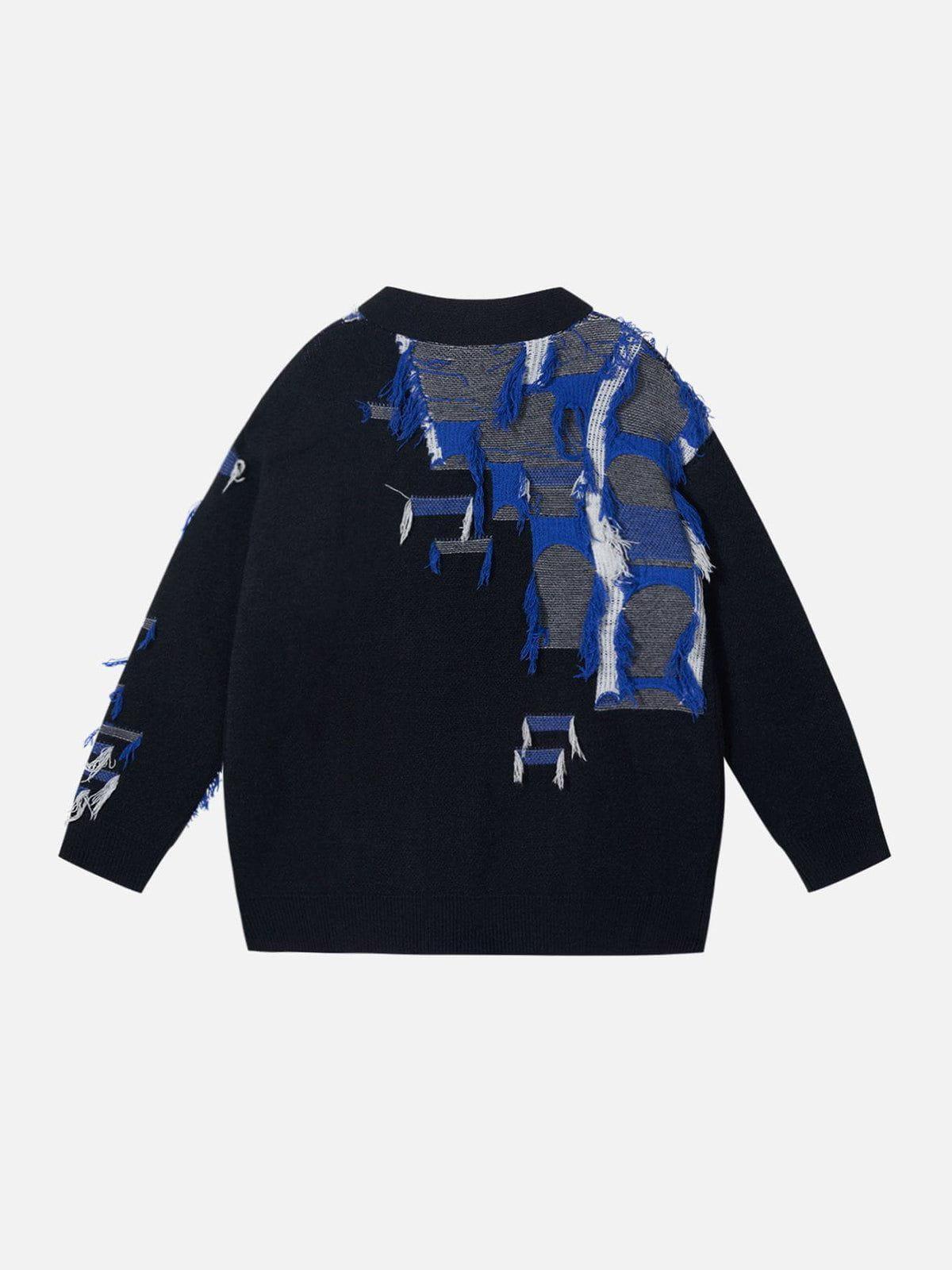 Aelfric Eden Tassel Patchwork Cardigan Product Image