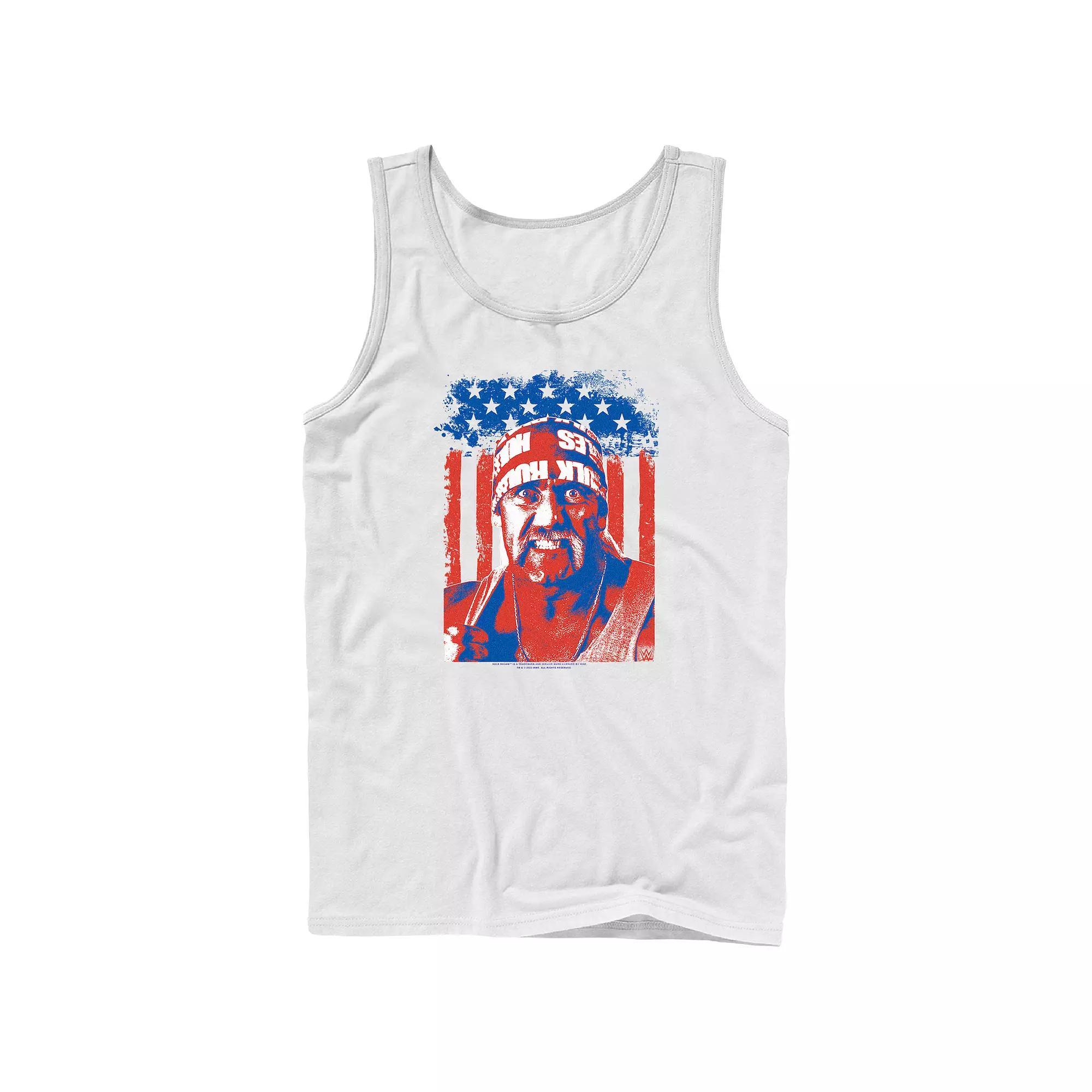 Mens WWE Hulk Hogan Americana Graphic Tank Top Product Image