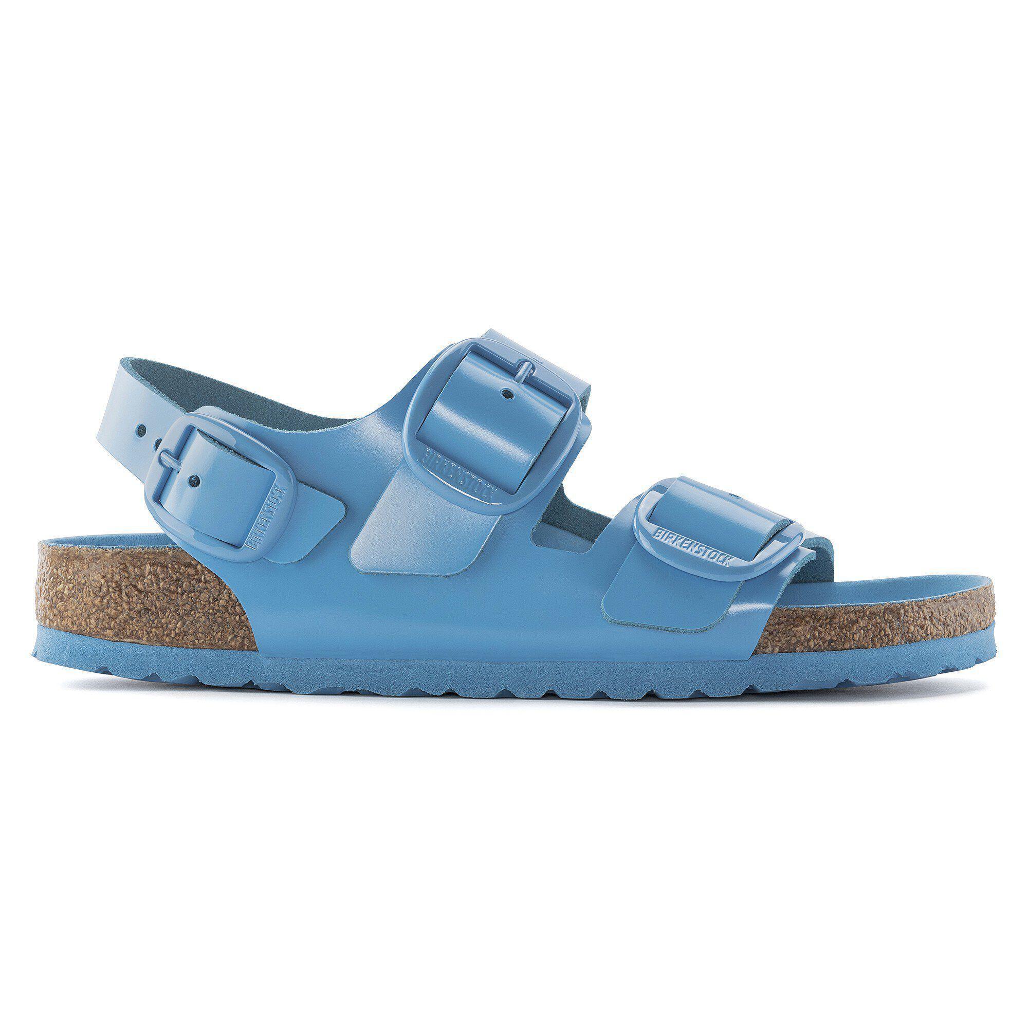 Milano Big Buckle Natural Leather Patent Product Image