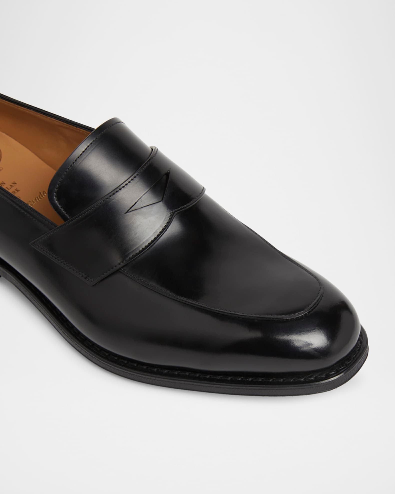 Men's Hertford Rubber-Sole Leather Penny Loafers Product Image