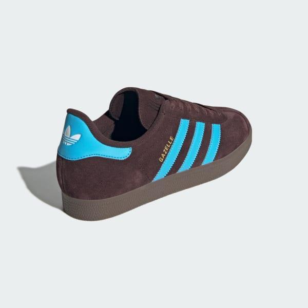 Mens adidas Gazelle Athletic Shoe - Black / Court Green / Gum Product Image