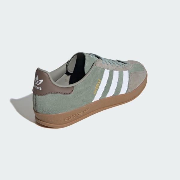 adidas Gazelle Indoor Shoes Silver Pebble M 11 / W 12 Unisex Product Image