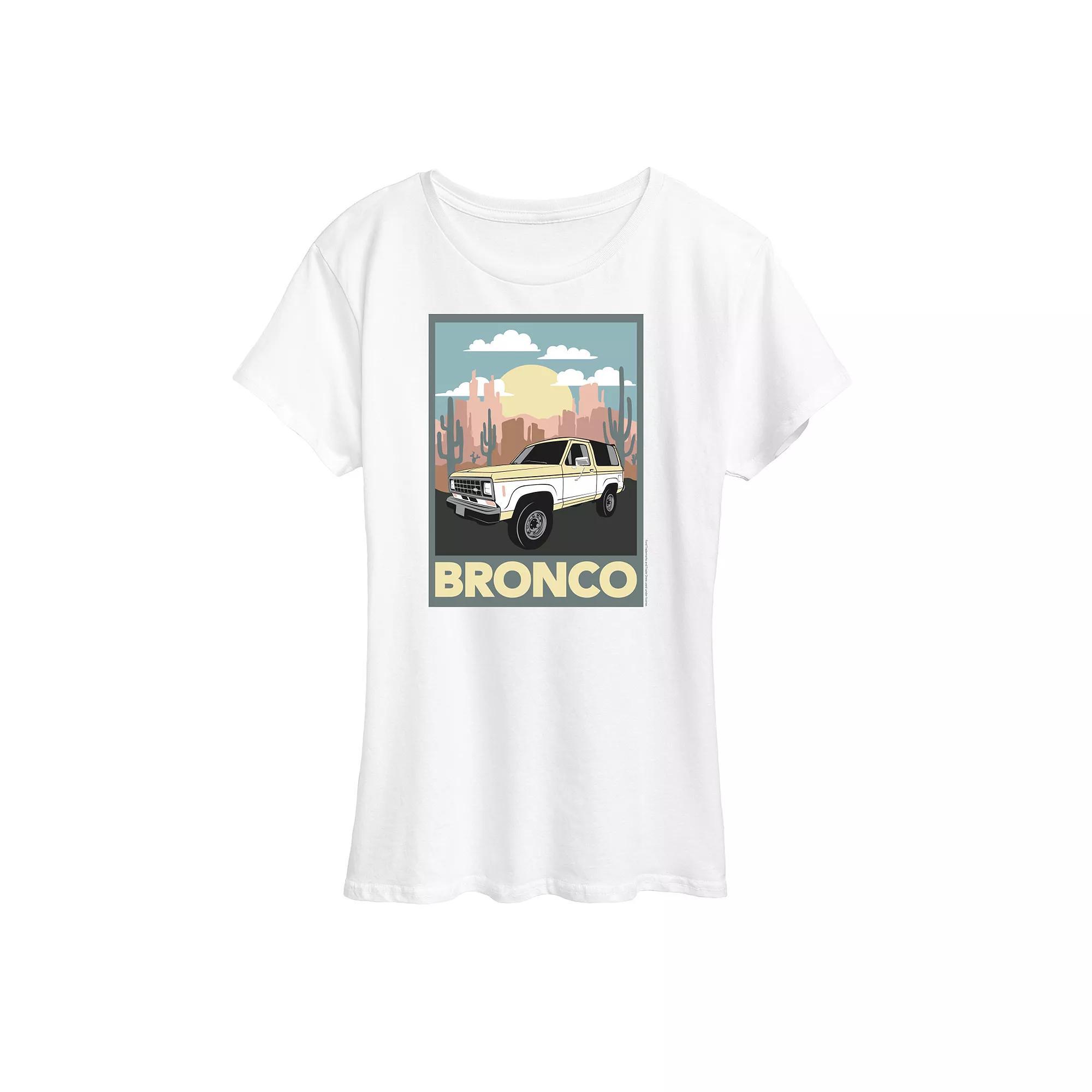 Womens Ford Bronco Desert Graphic Tee Product Image