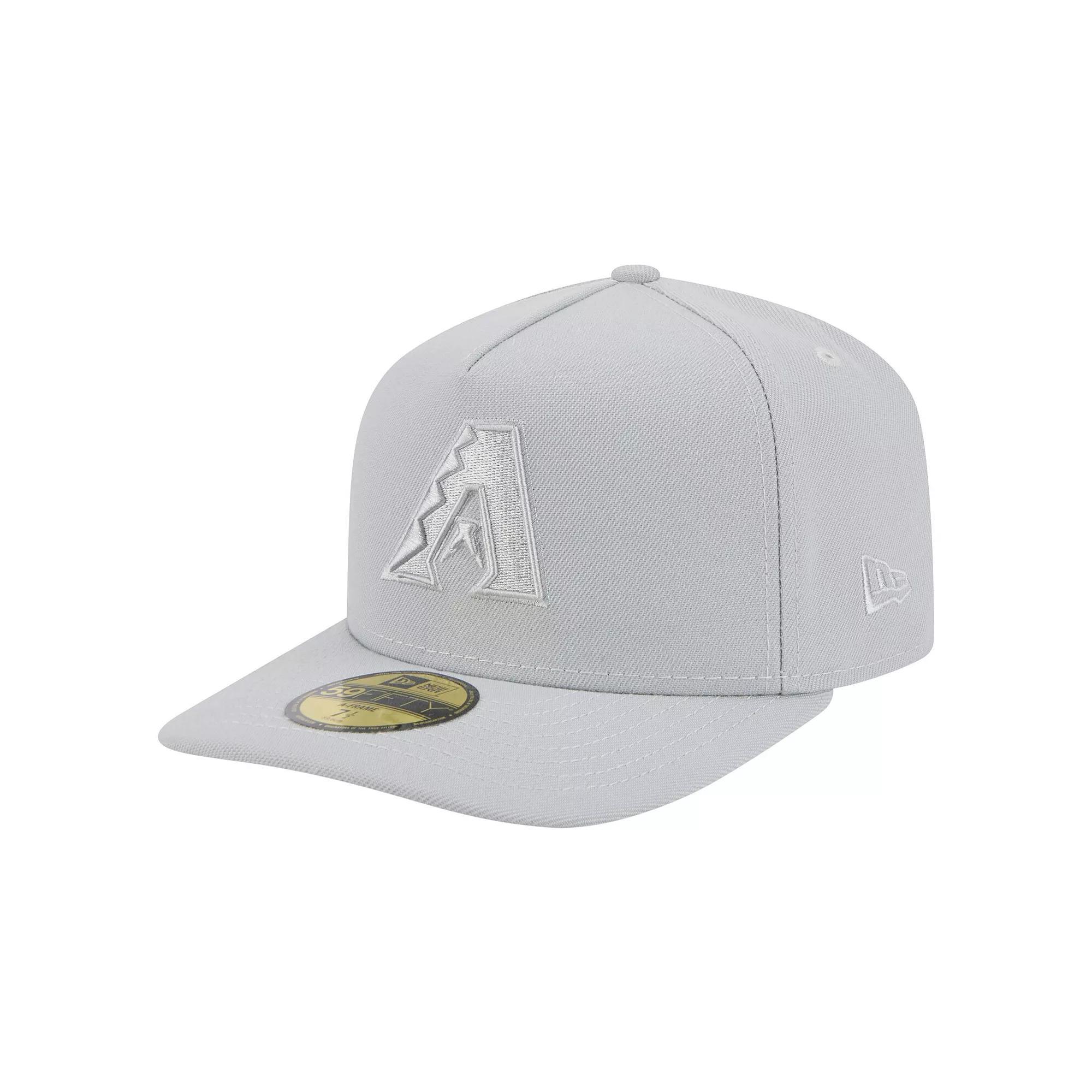Men's New Era  Gray Arizona Diamondbacks Colorpack 59FIFTY Fitted Hat, Size: 7 3/8, Grey Product Image