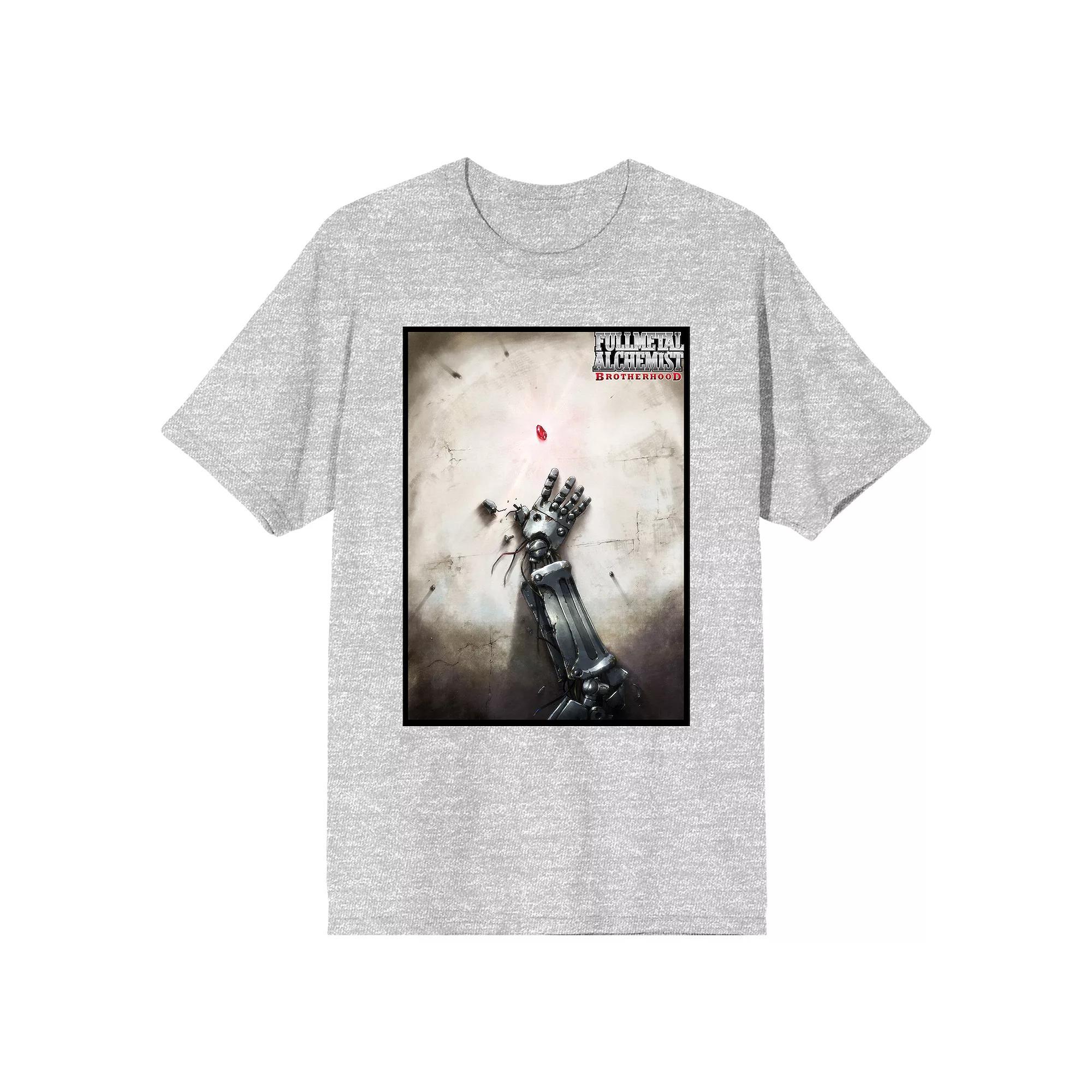 Men's Fullmetal Alchemist Tee, Size: Large, Grey Product Image