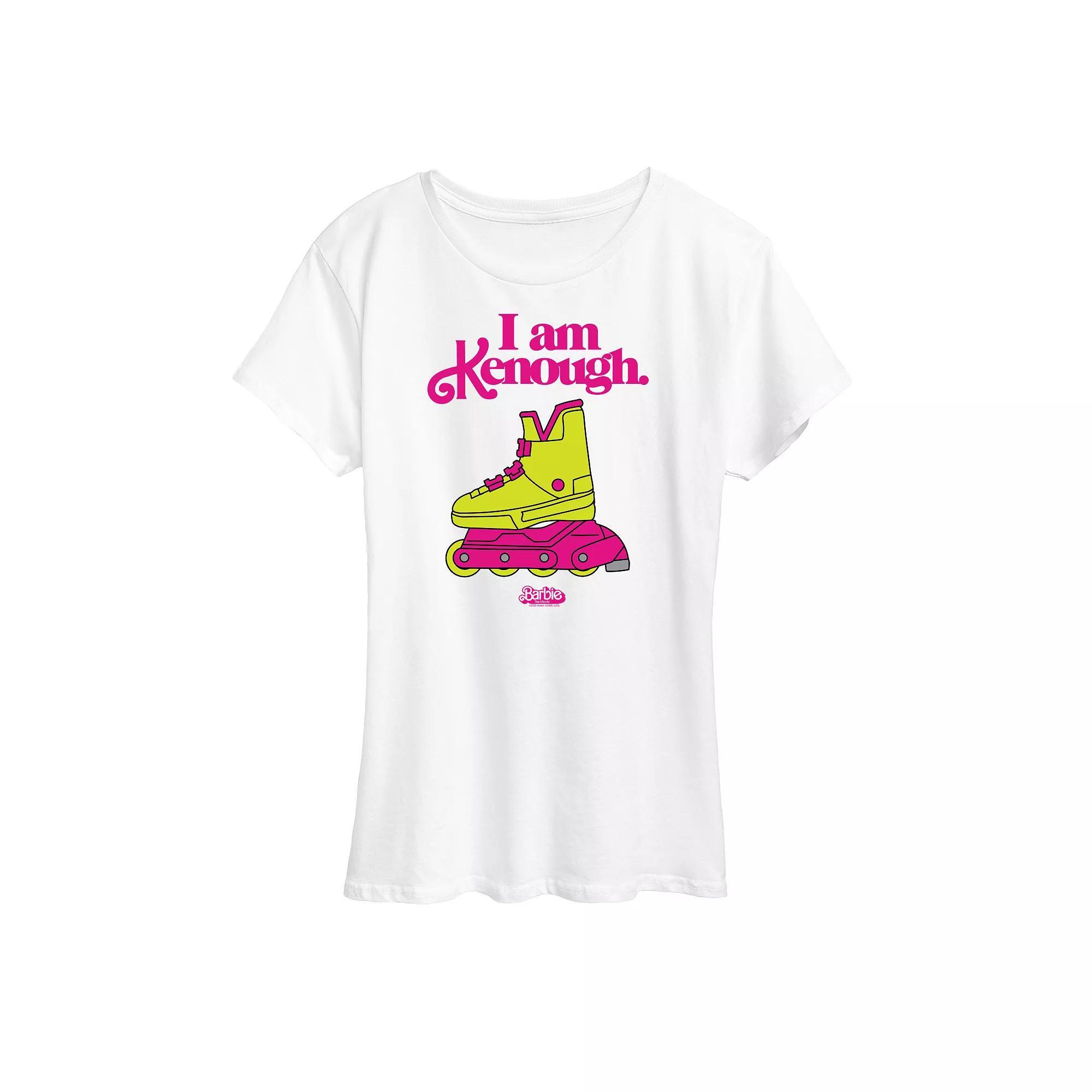 Womens Barbie The Movie Rollerblades Graphic Tee, Girls Product Image