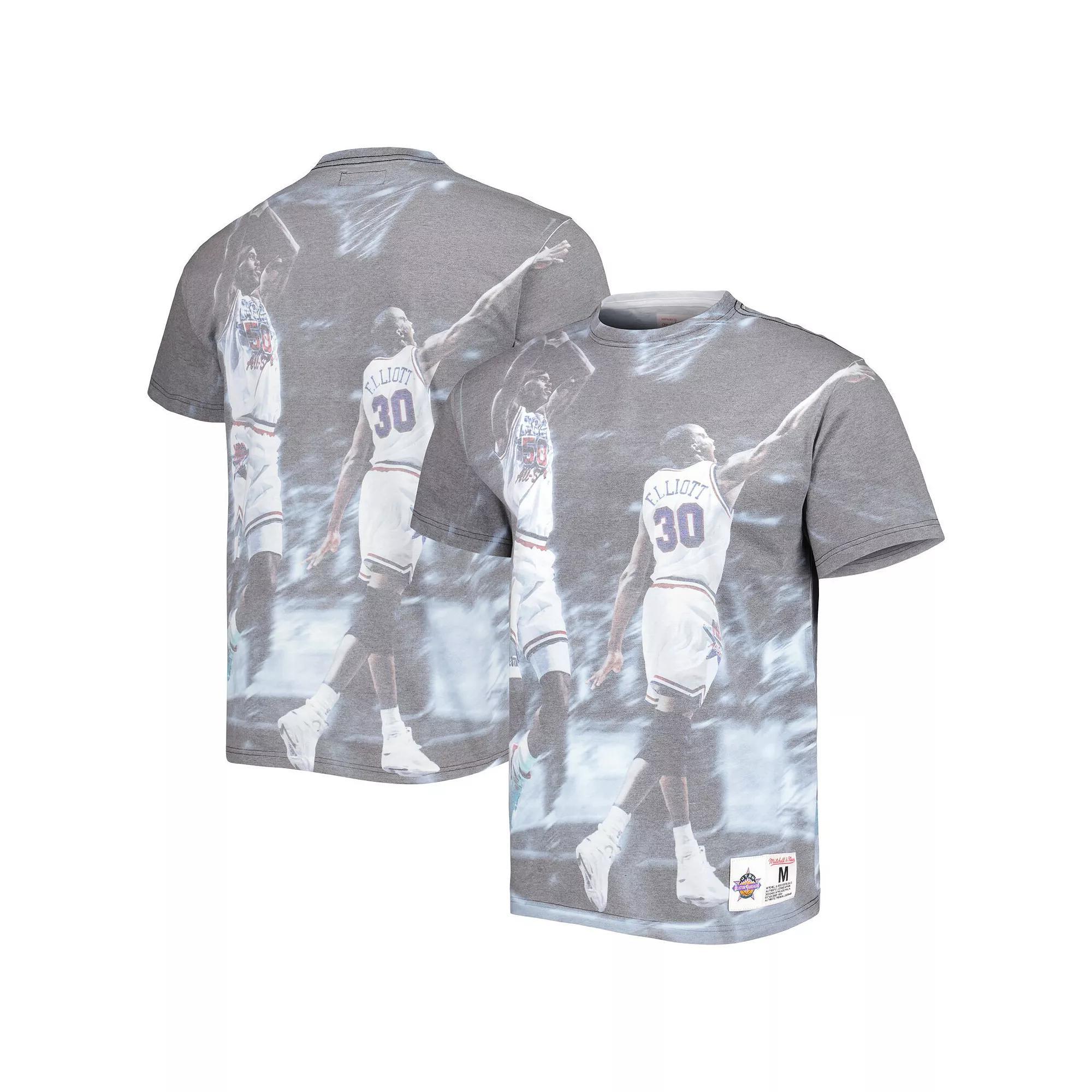 Men's Mitchell & Ness San Antonio Spurs Above the Rim Graphic T-Shirt, Size: Large, White Product Image