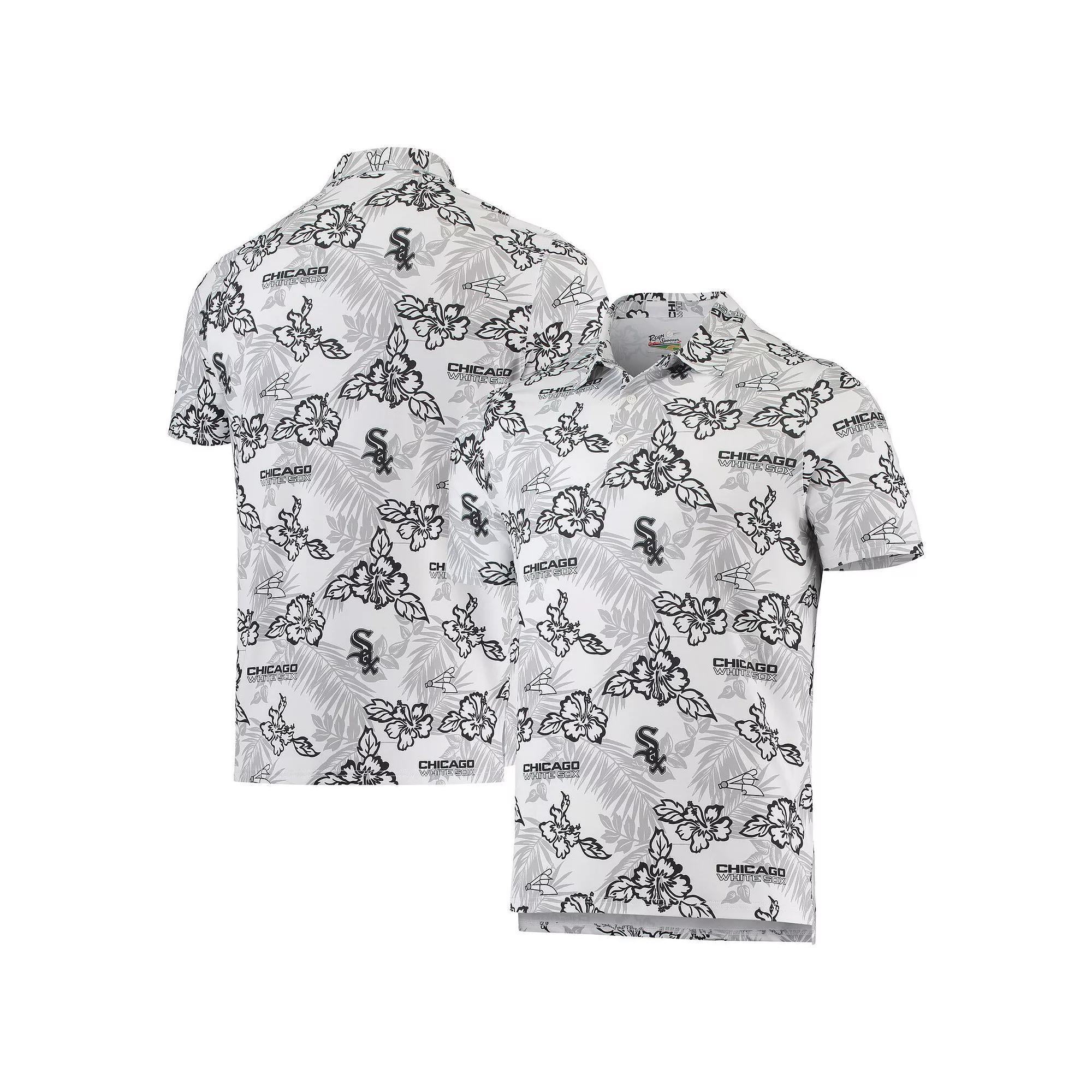 Men's Reyn Spooner White Chicago White Sox Performance Polo, Size: Small Product Image