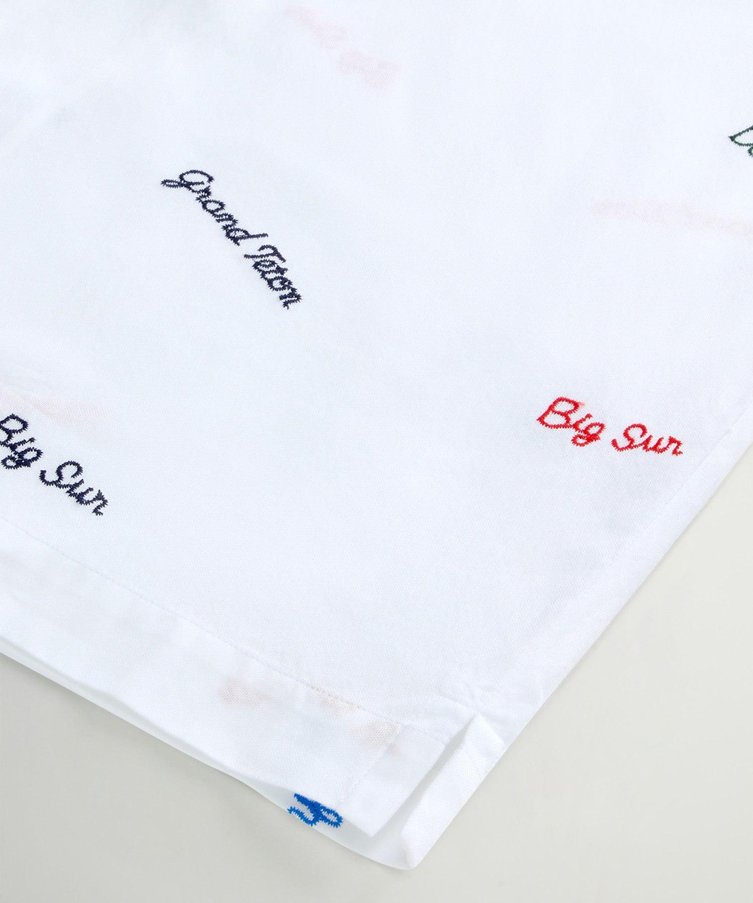Todd Snyder x Woolrich Embroidered Camp Collar Shirt Product Image