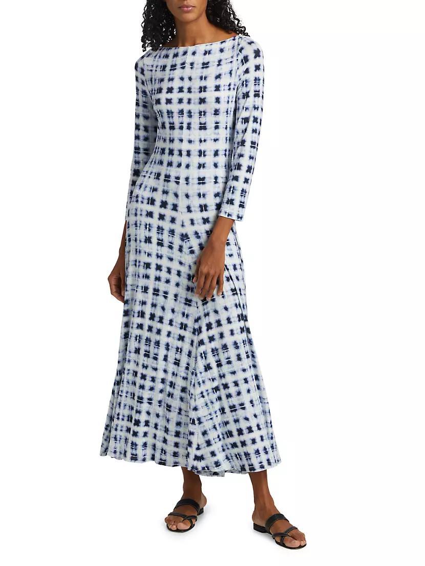Jen Printed Jersey A-Line Dress Product Image