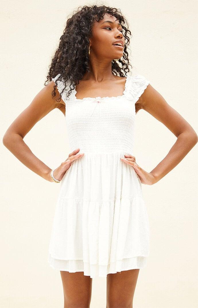Beverly and Beck Women's Emily Ruched Babydoll Dress Product Image