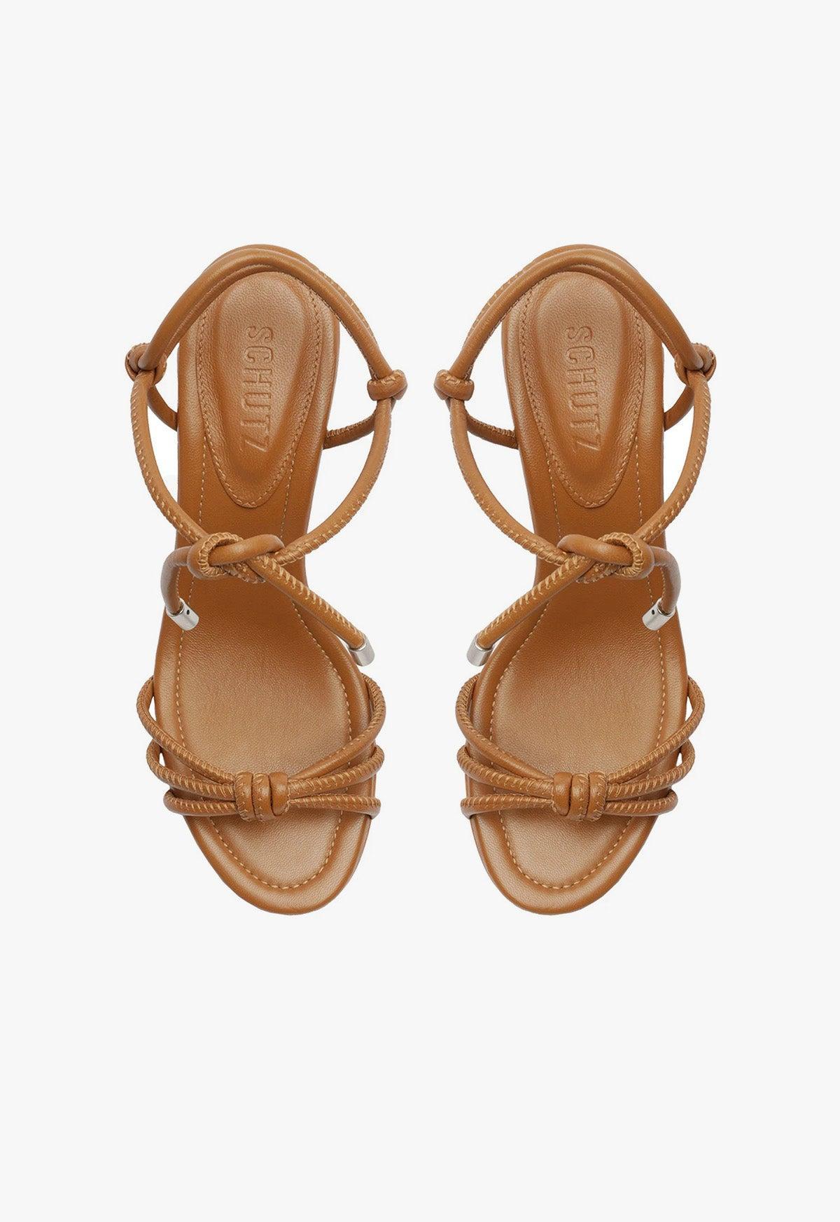 Kate High Block Leather Sandal Product Image